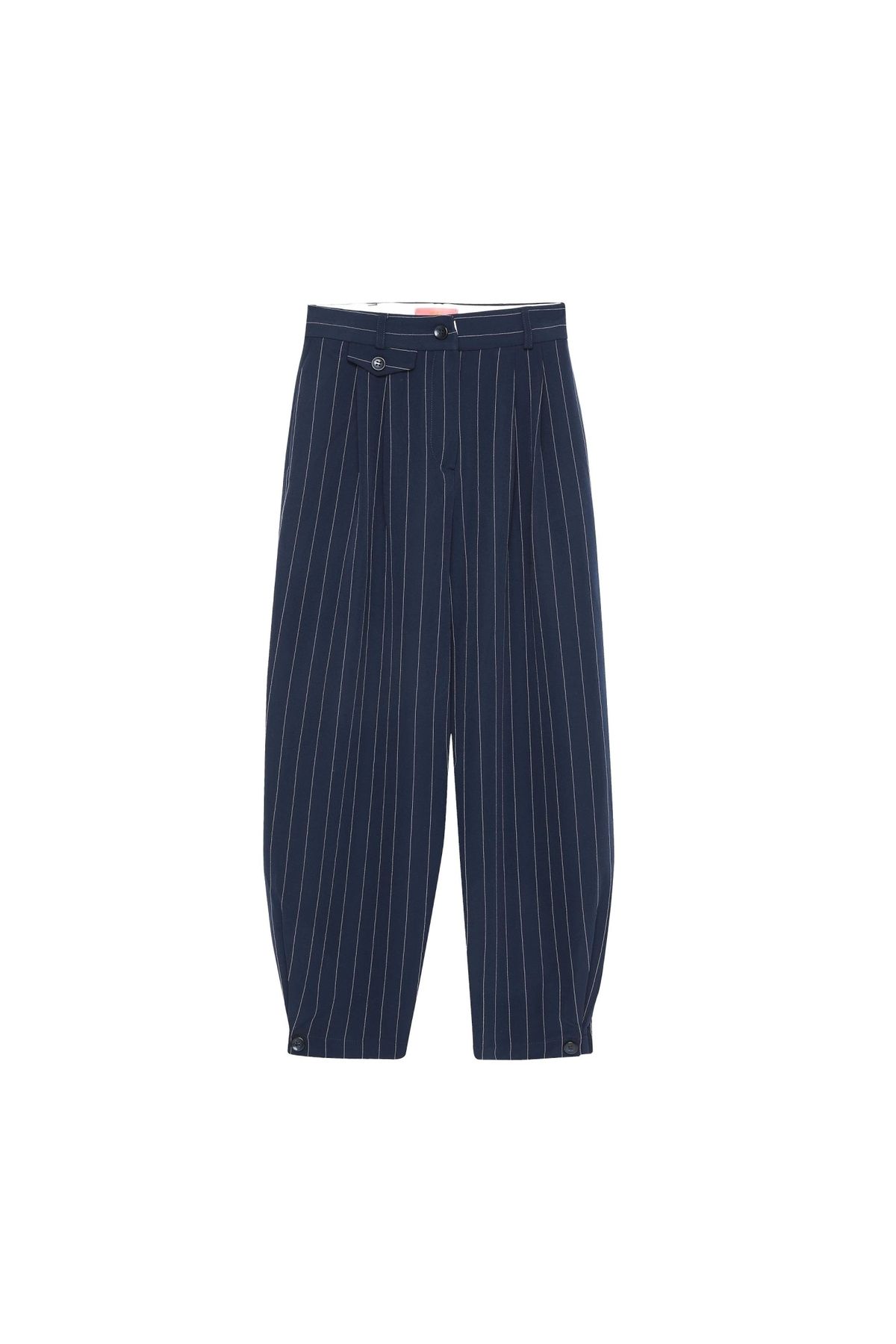 OllaCollection Pile Detaylı Pantolon Lacivert
