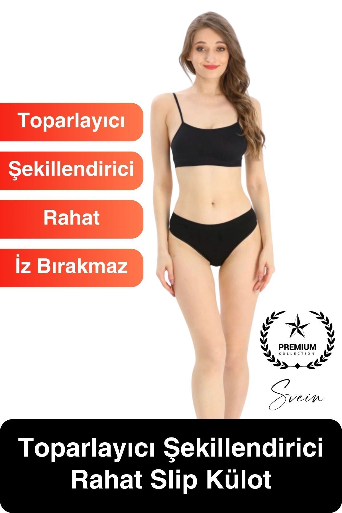 Svein Yeni Sezon Slip Kesim Kaymaz ve Konforlu Toparlayıcı Şekillendirici Kadın Slip Külot İç Çamaşırı