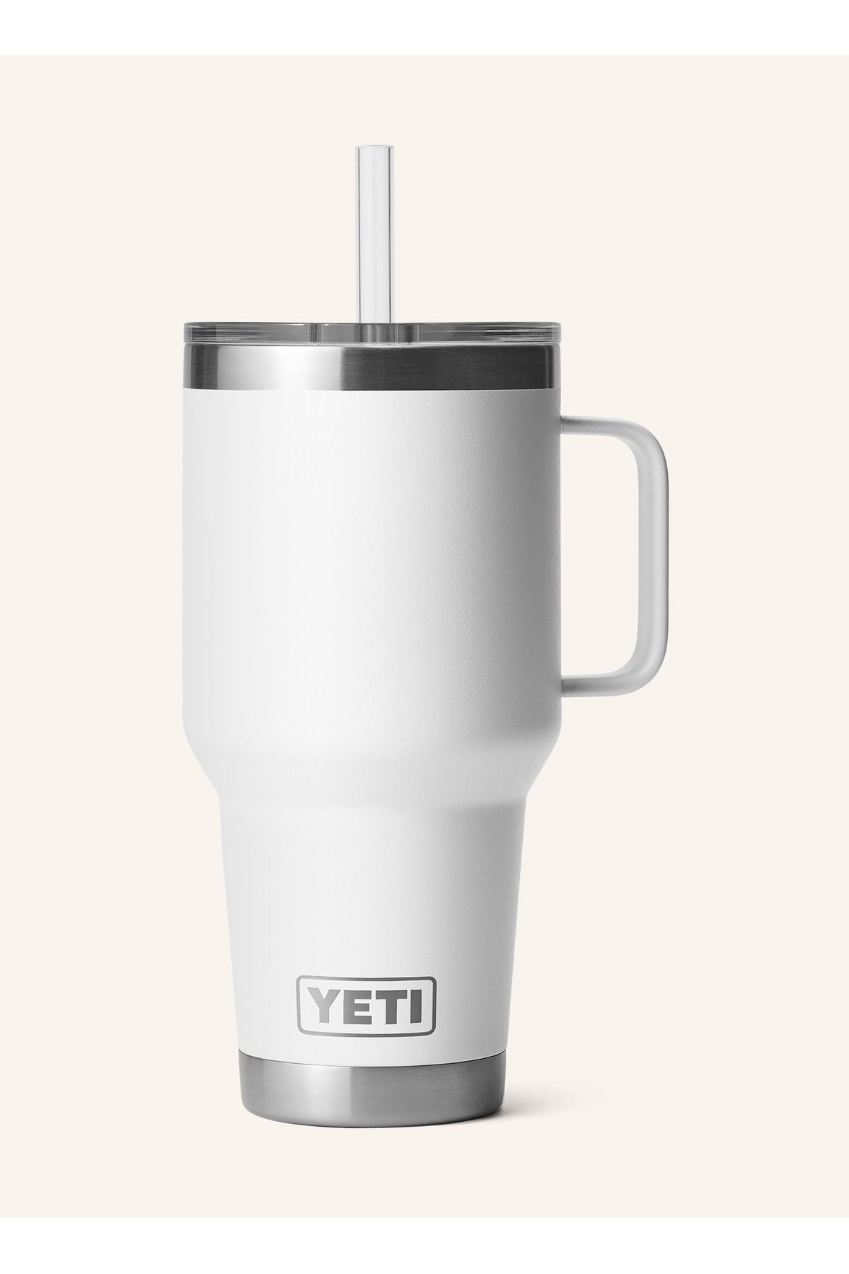 YETI Termal Kupa 1L , Çift Cidarlı, Paslanmaz Çelik, Pipetli ve Saplı