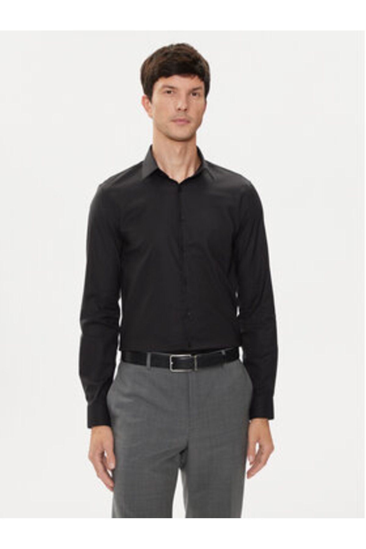 Calvin Klein-Mens Shirt K10K113182 Black 7