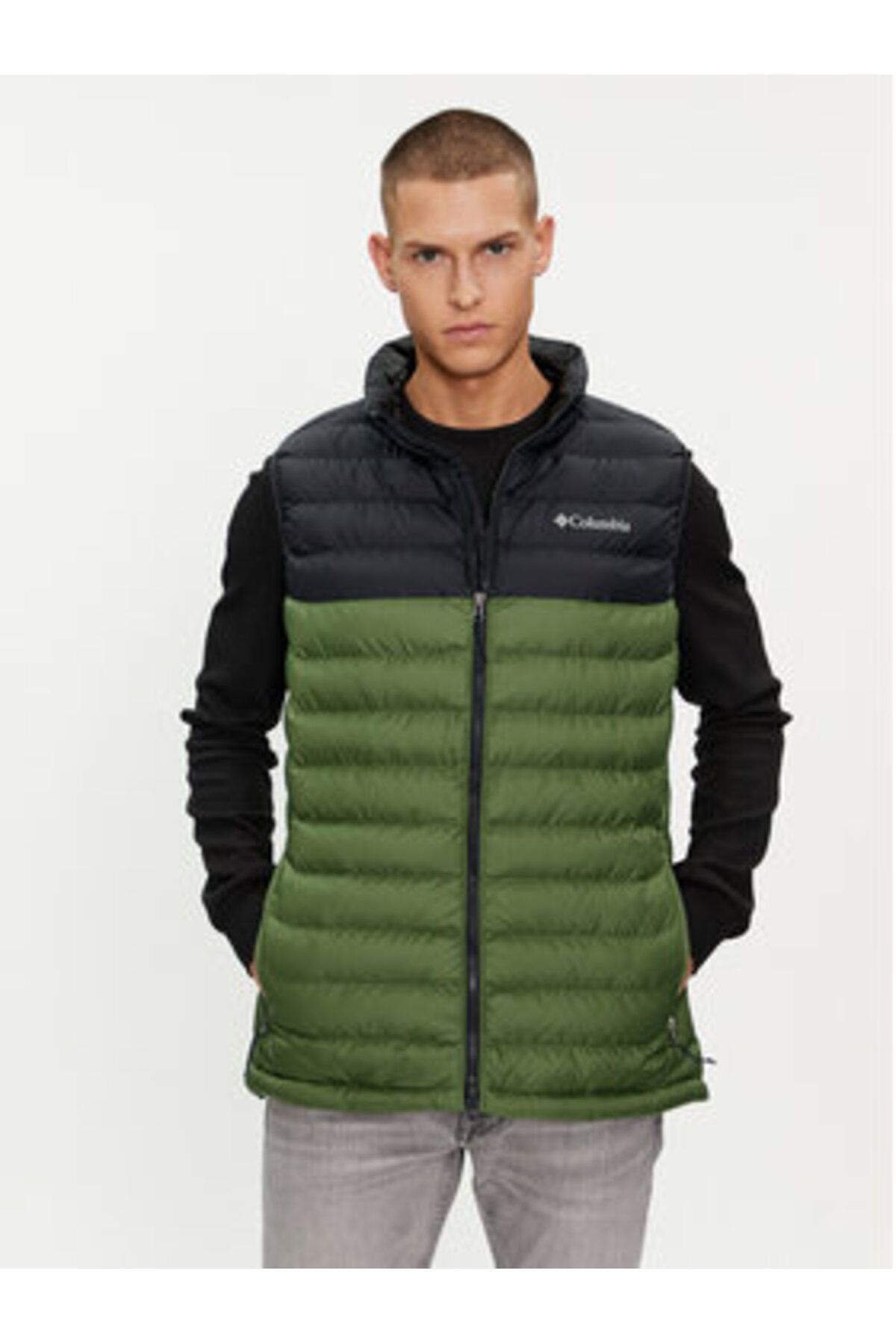 Columbia Vestă Bărbătească Verde Masculin - S