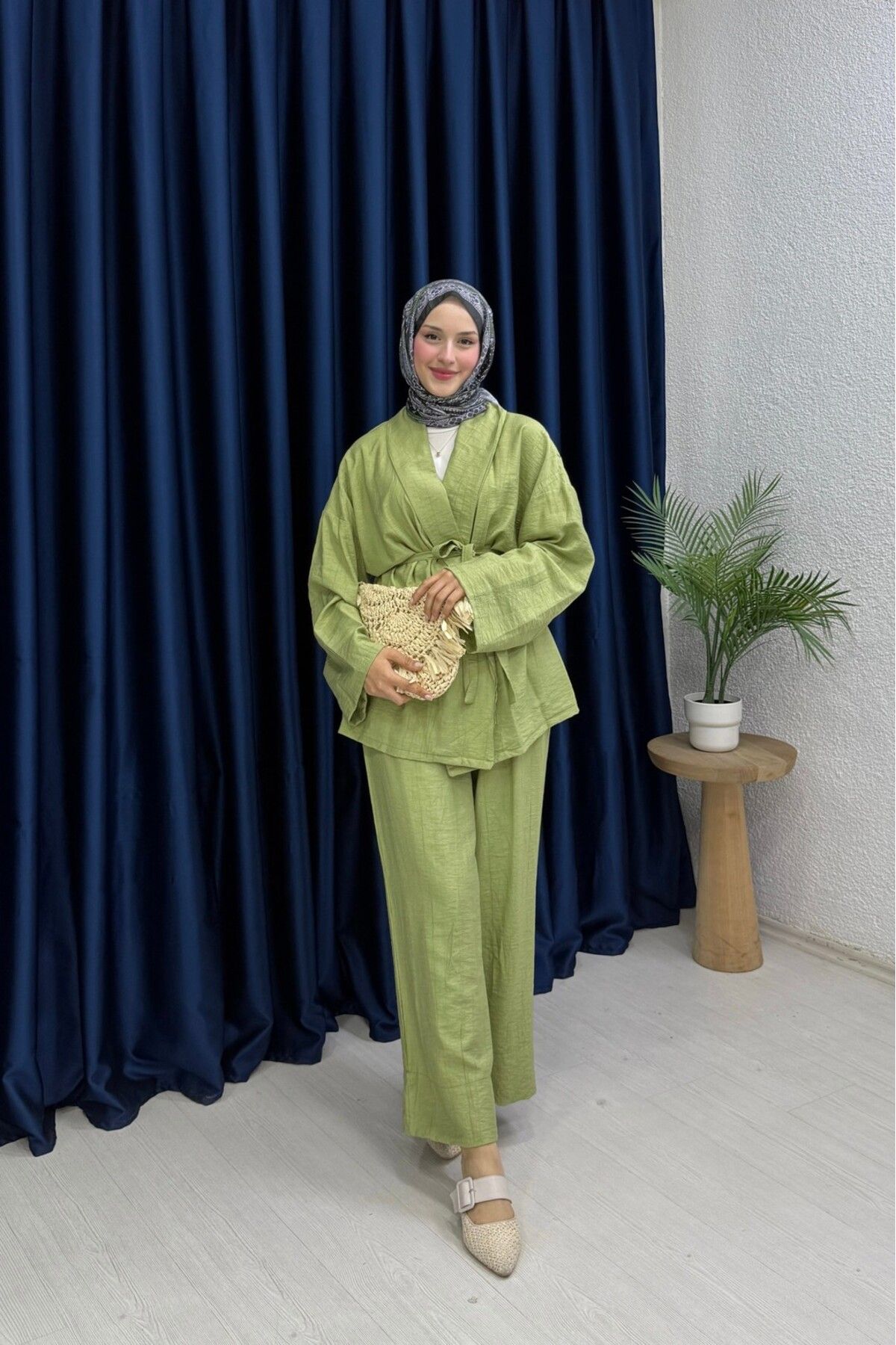 lurex moda Kimona Takımı