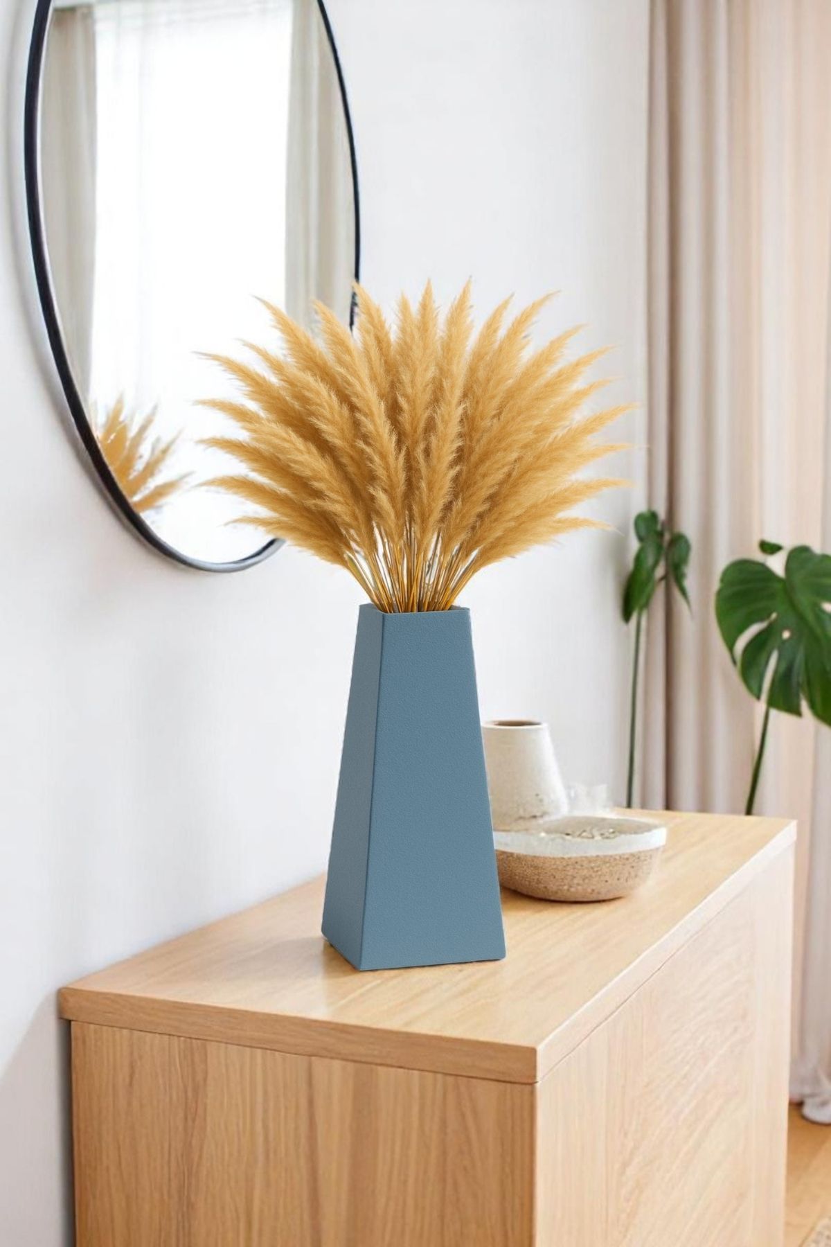LUNAVA Nova Vazo Dekoratif - Bohem & İskandinav Tarz, Modern Minimalist Obje | 15cm