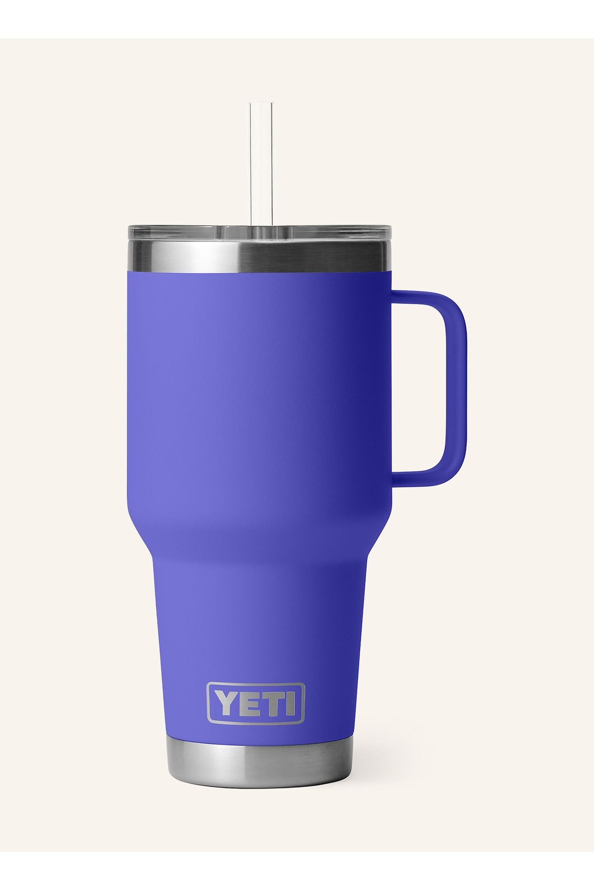 YETI Termal Kupa 1L , Çift Cidarlı, Paslanmaz Çelik, Pipetli ve Saplı