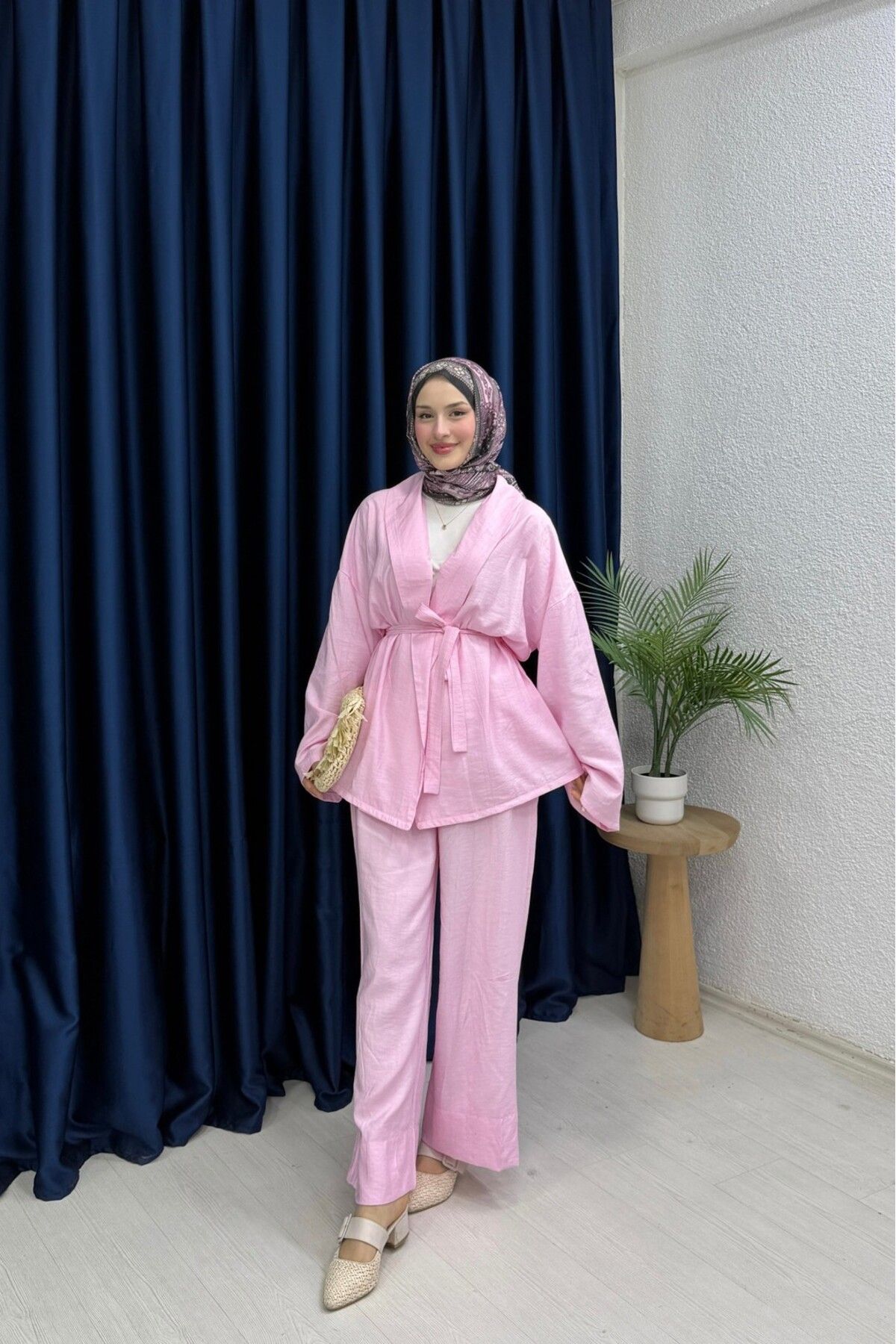 lurex moda Kimona Takımı