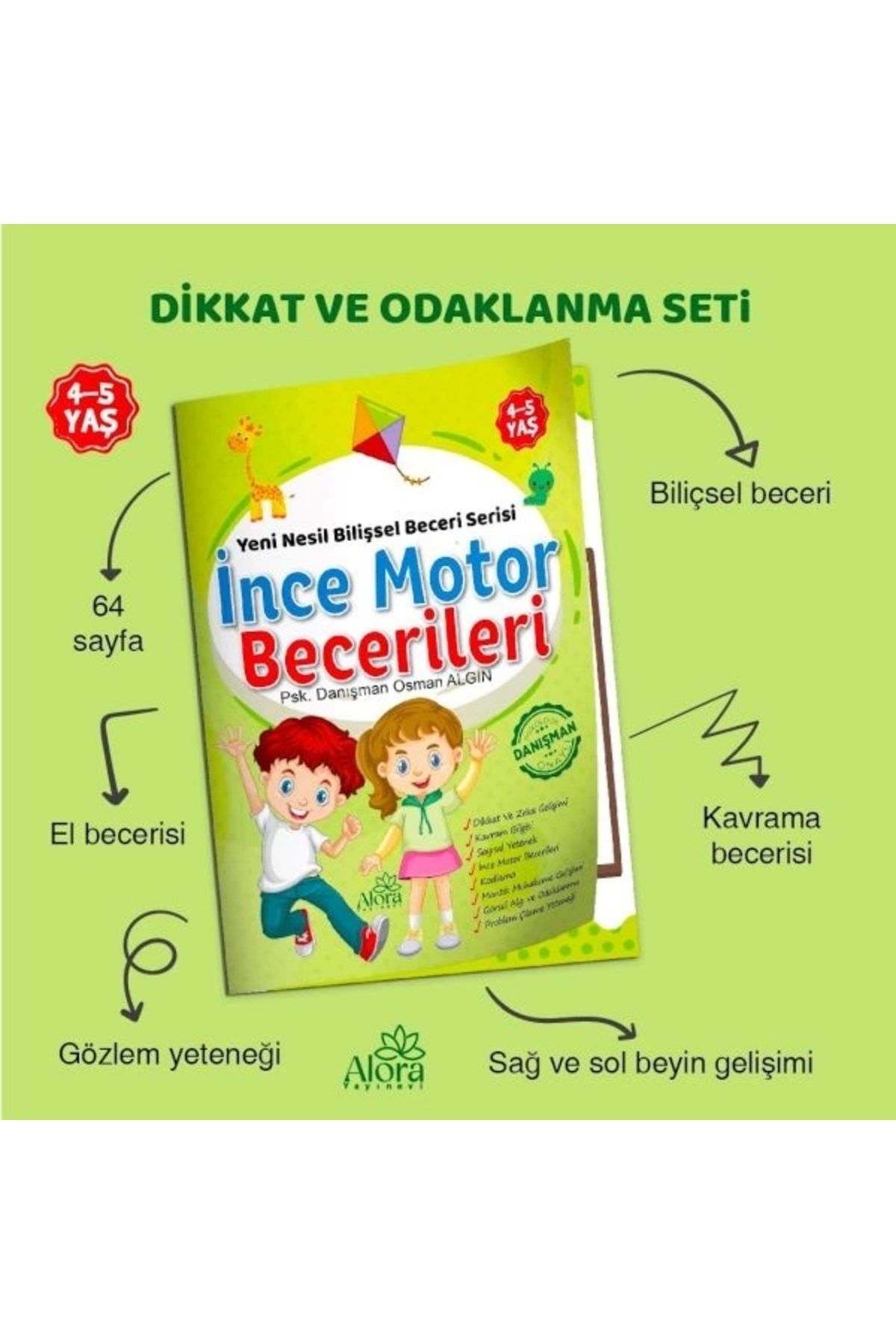 Alora Yayınevi Çizgi Çalışmaları-İnce Motor Becerisi