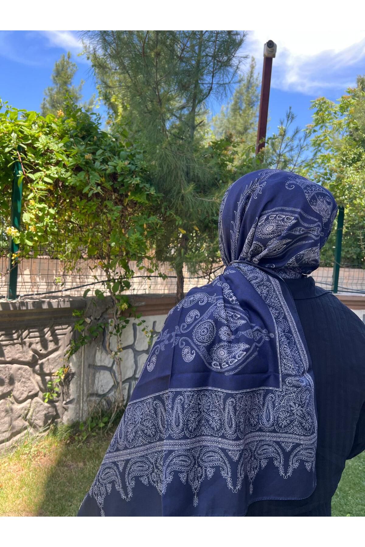 Organic Scarfs camellia Etnik Desen Soft Şal