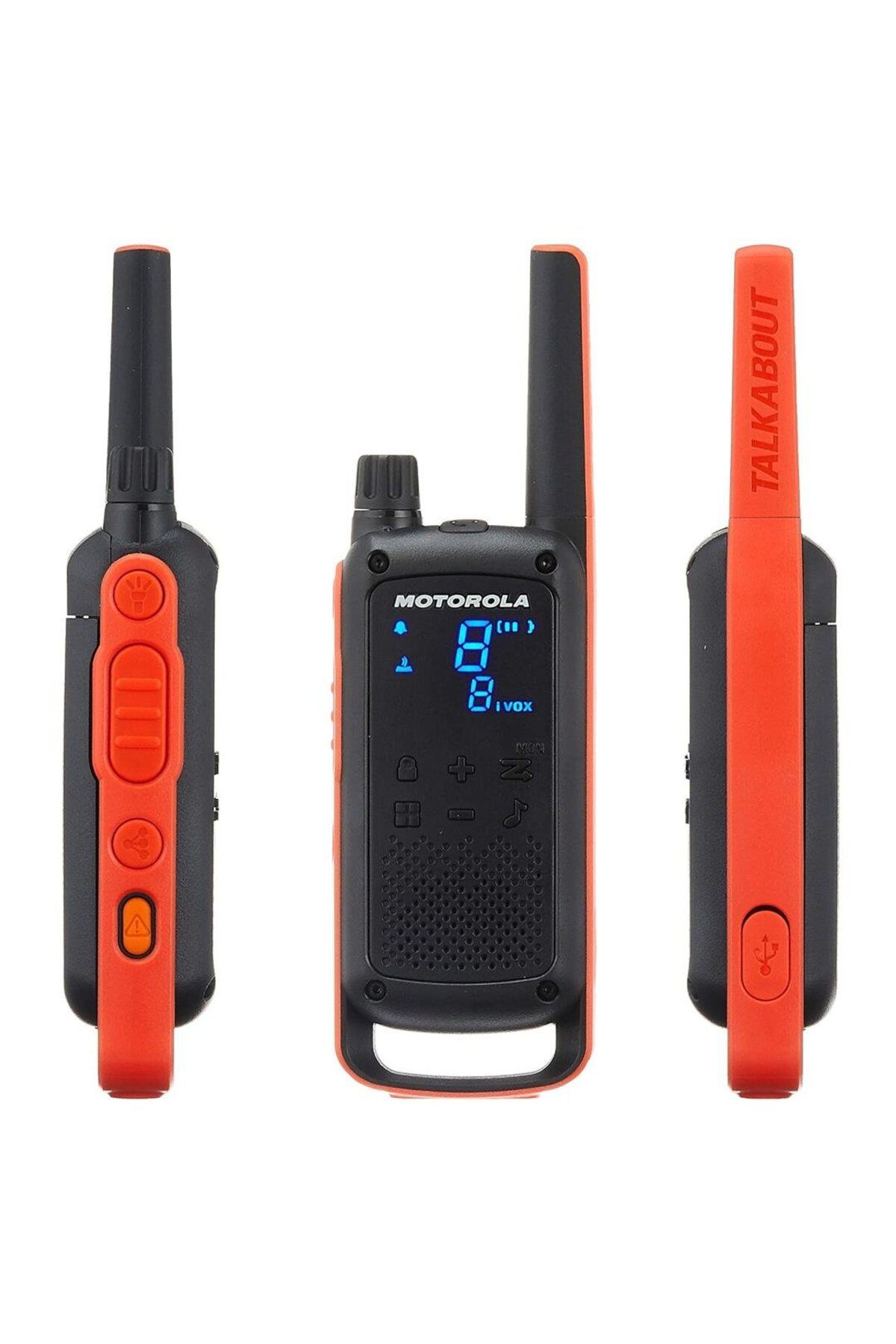 Motorola TLKR-T82 10 Km Siyah PMR El Telsizi 2'li Paket