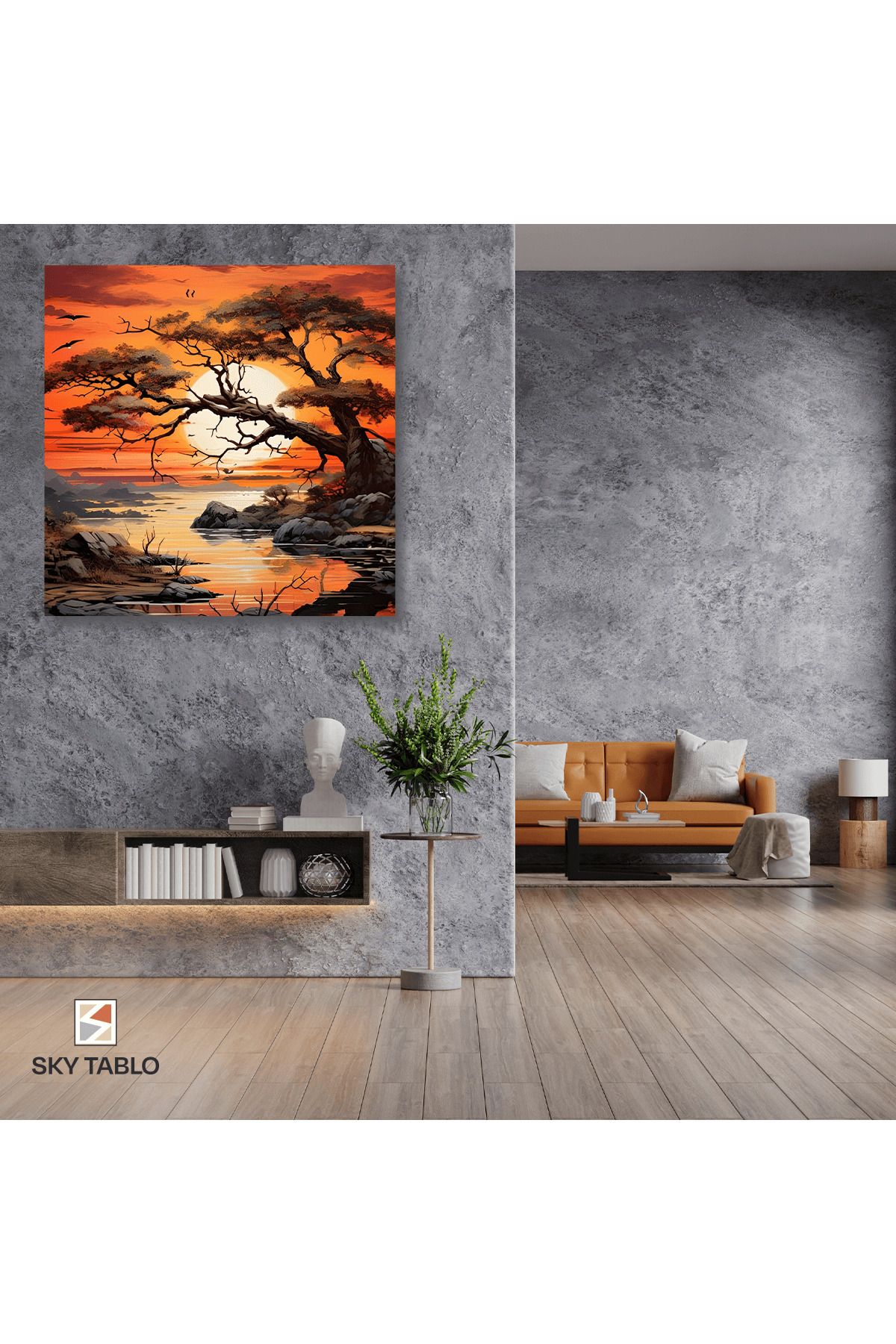 Home Gün Batımında Hayatt Kanvas Tablo