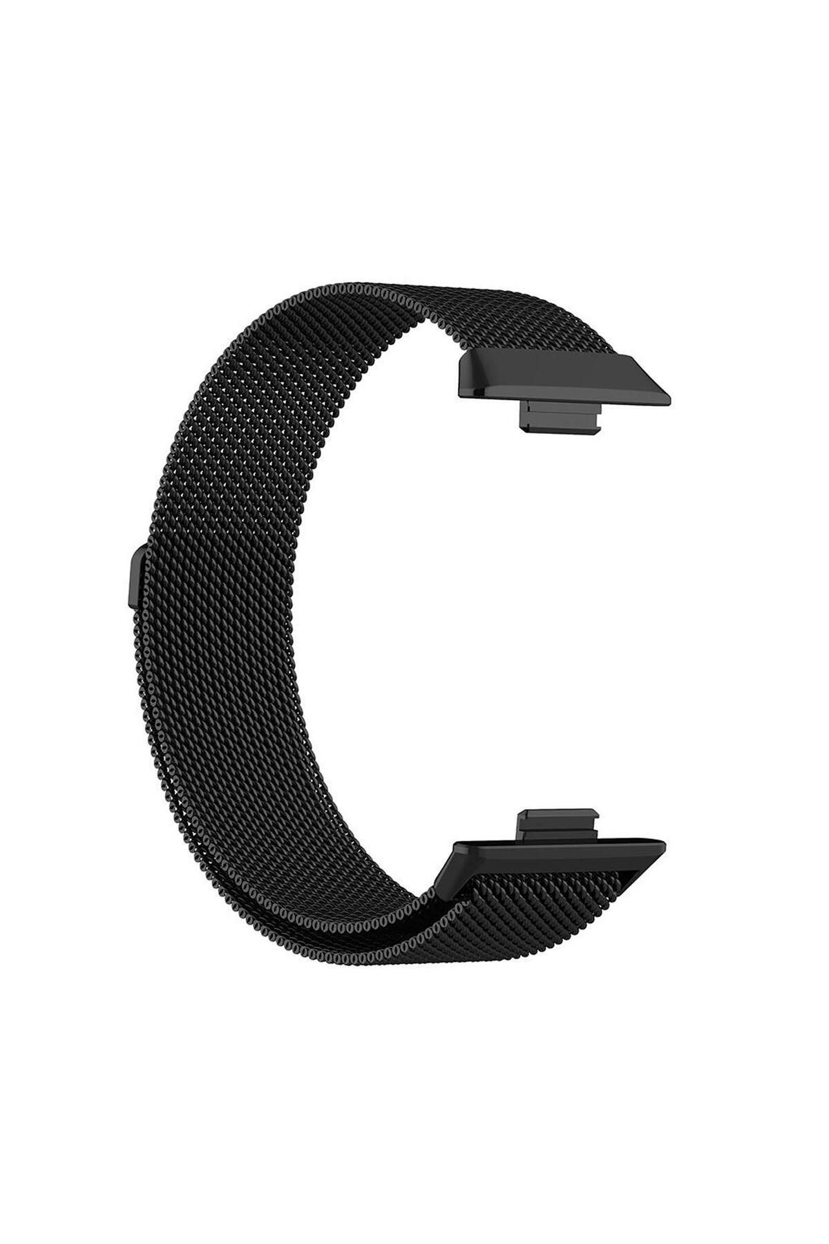 Microsonic Huawei Watch Fit 4 Pro Milanese Loop Kordon Siyah