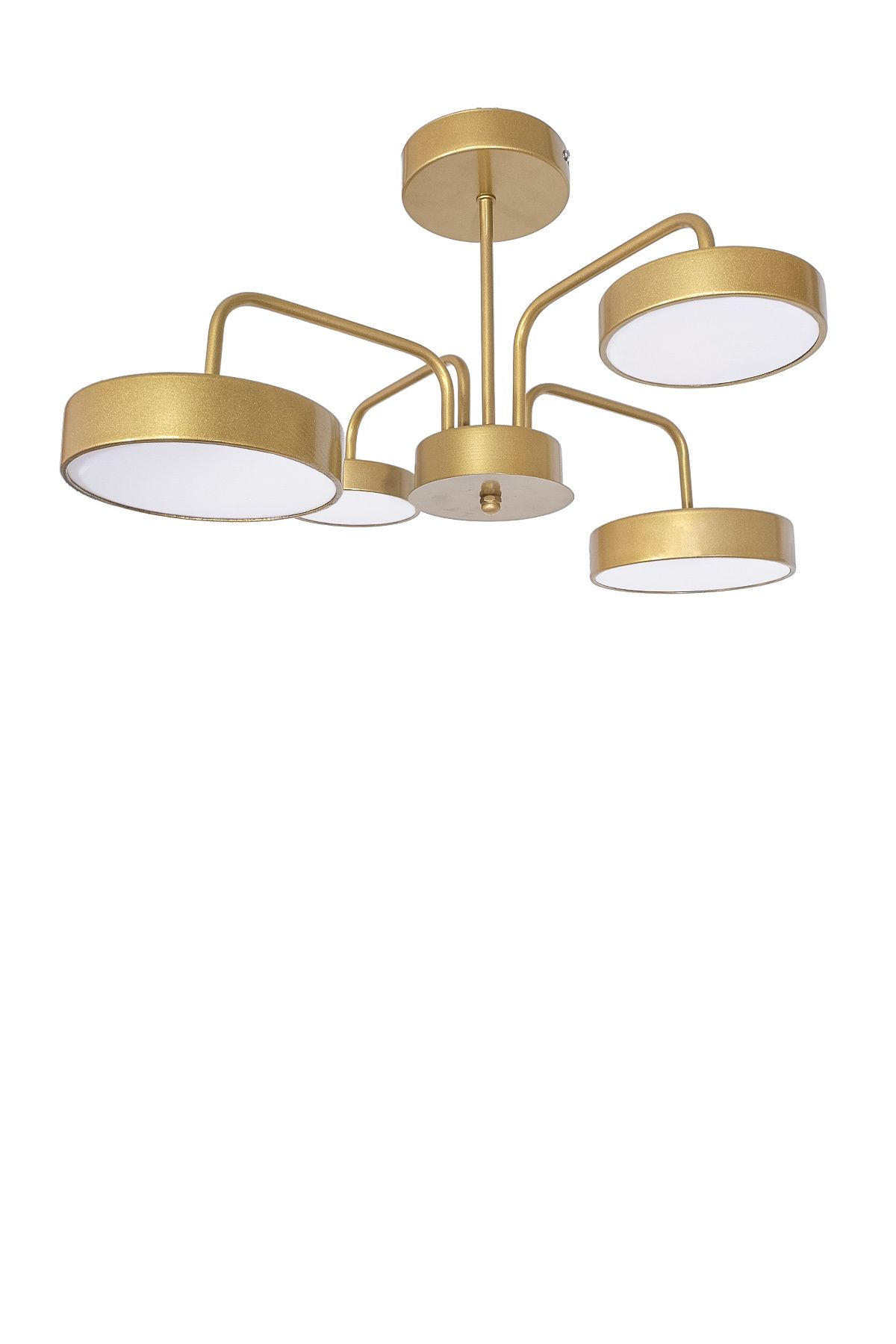 Turanconcept Luna Modern Tasarım Enerji Tasarruflu 4lü Led Avize (3 Renk Işık) Oturma Odası Mutfak Giyinme Odası