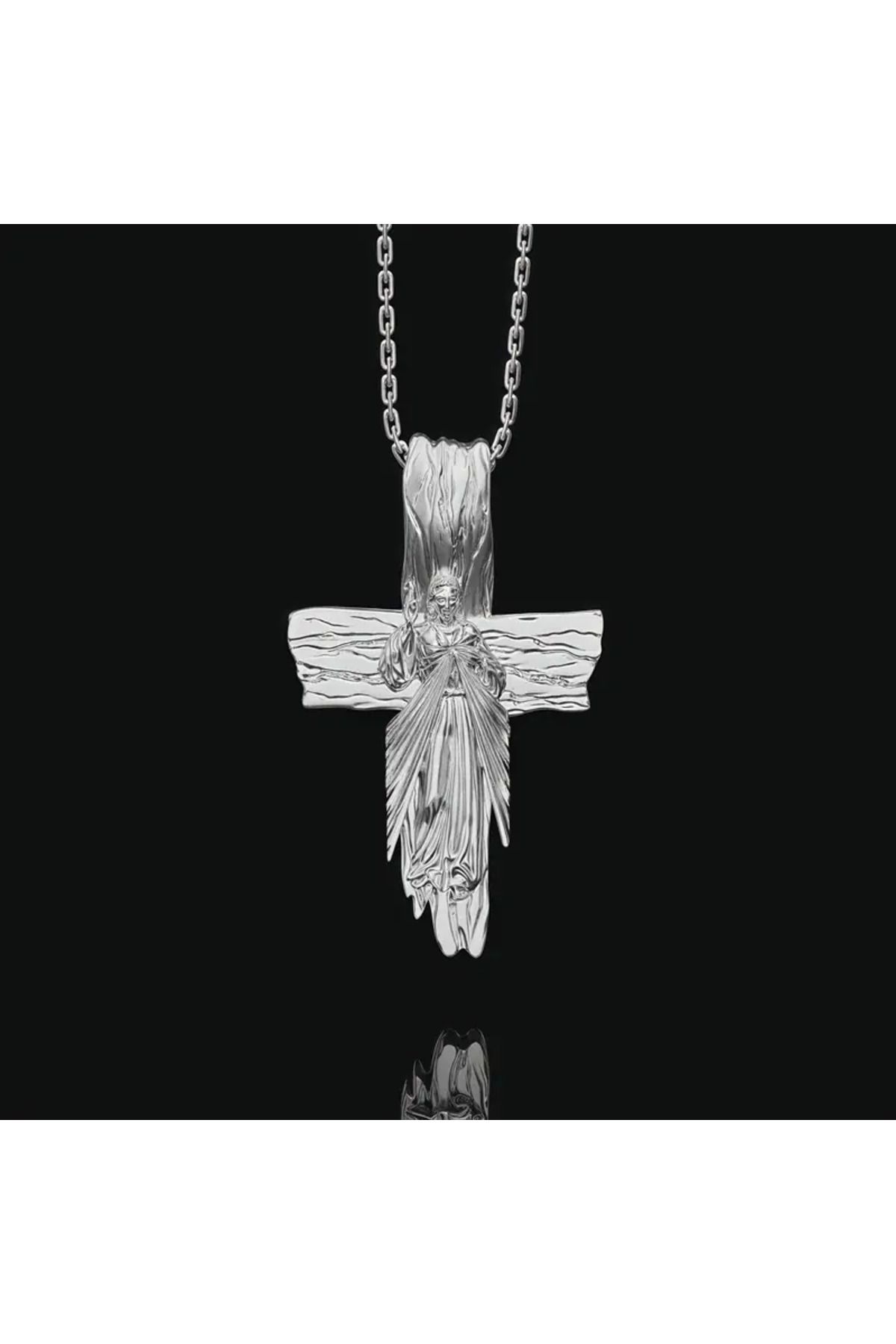 MİLALAZO Erkekler ve kadınlar İsa Haç Yükselişi Kolye Gotik Punk