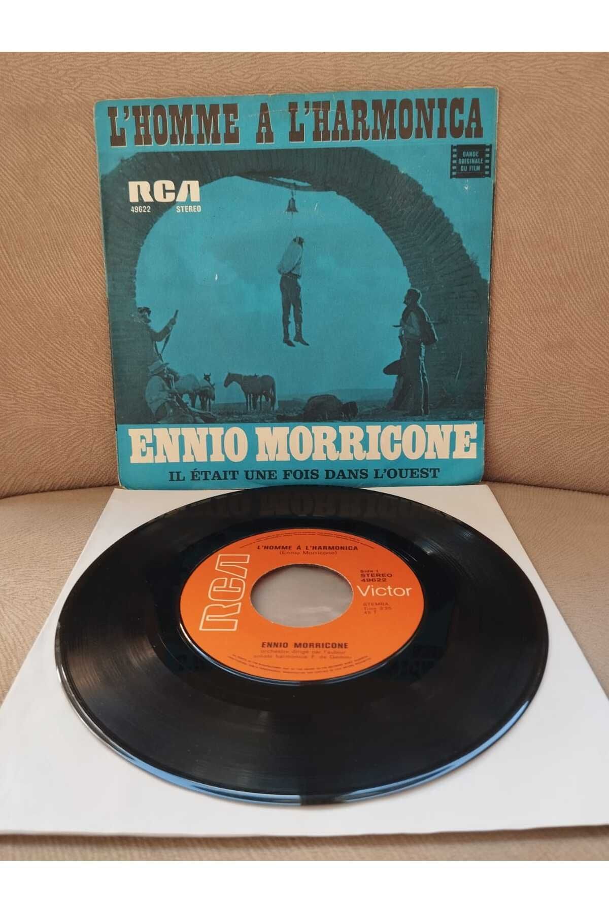 Plakperest Ennio Morricone – Il Etait Une Fois Dans L’Ouest - 1976 Hollanda Basım 45 lik Plak-2.el