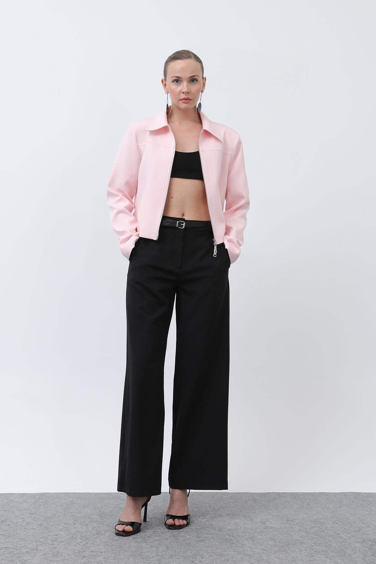 Soul Kadın Basic Kemerli Pantolon 32152PNT