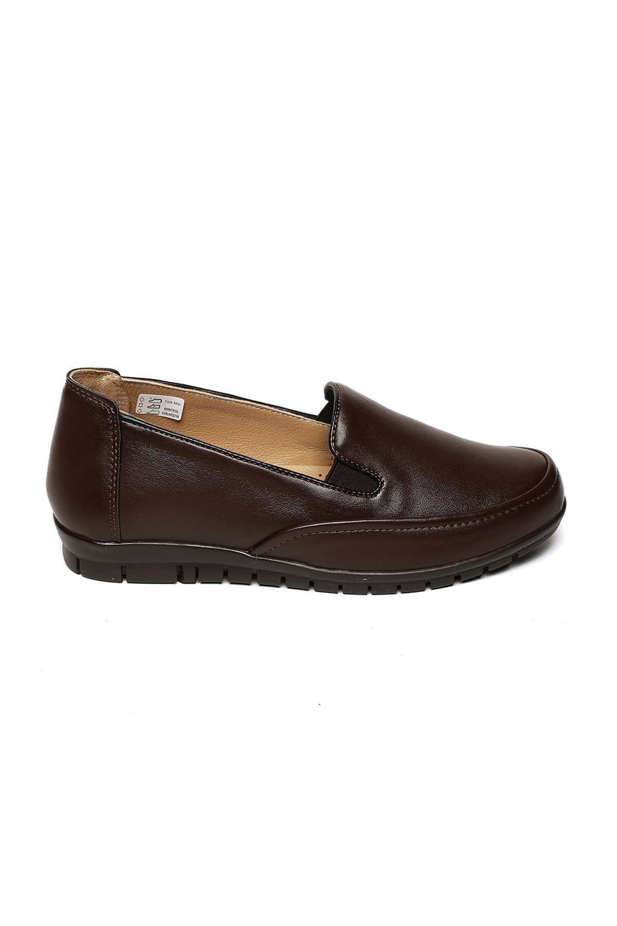 Bestello Bağcıksız Termo Taban Comfort 018-M136-25K Kadın Ayakkabı
