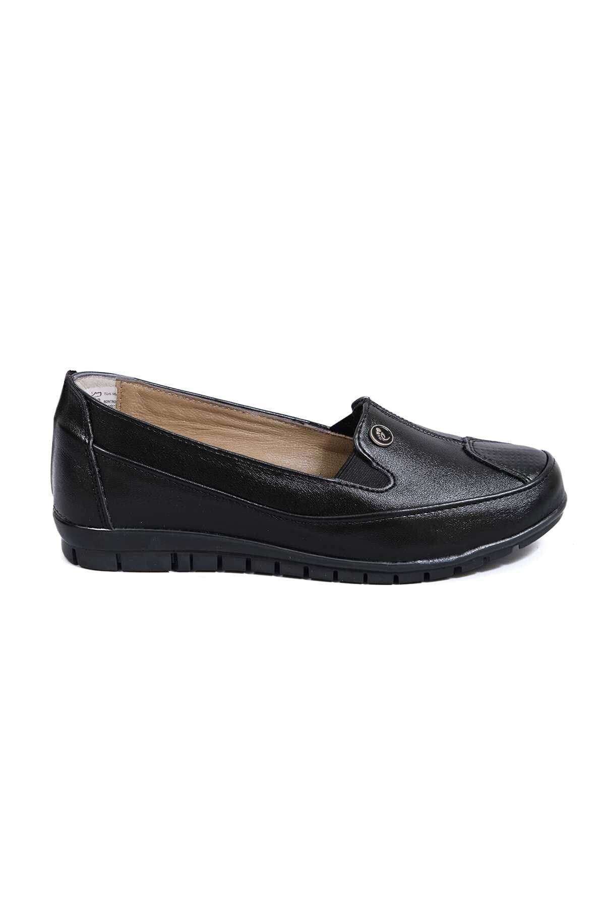 Bestello Bağcıksız Termo Taban Comfort 018-M127-25K Kadın Ayakkabı