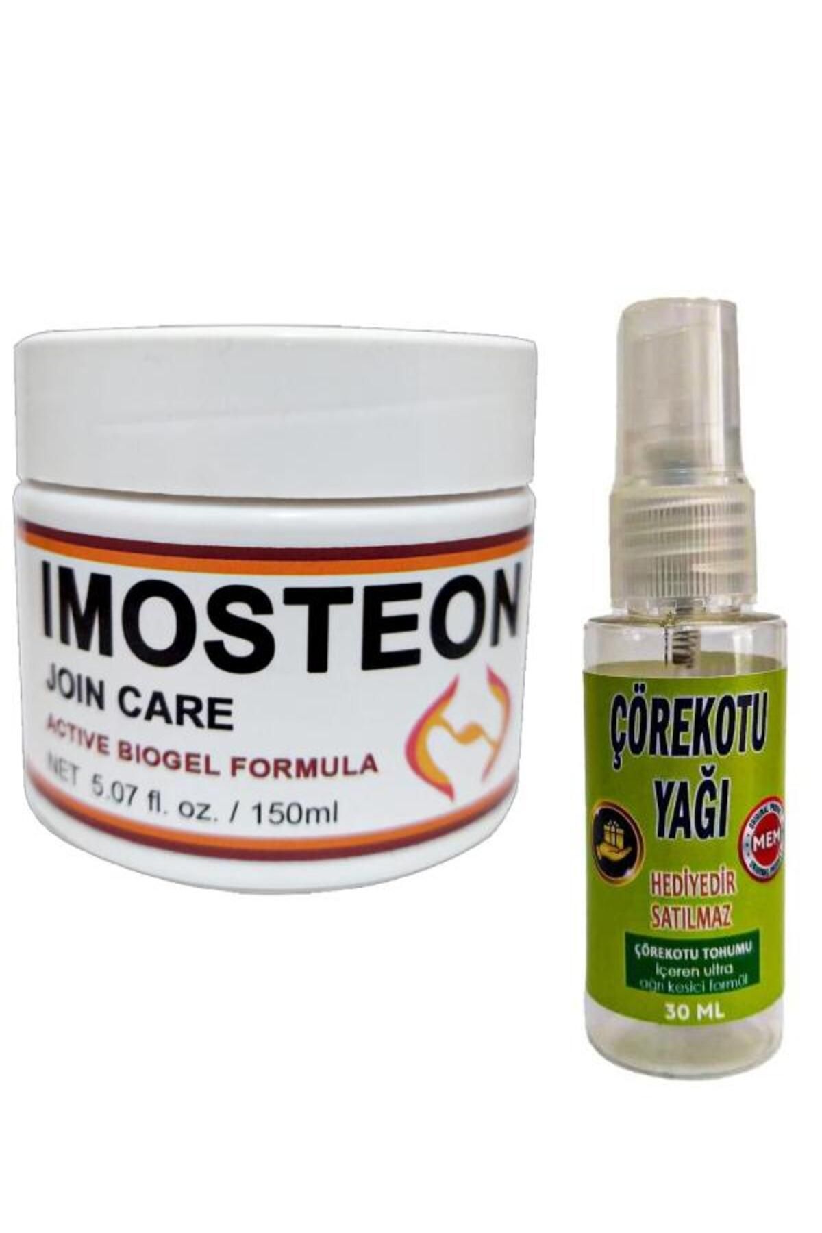 HELSOL Imosteon Adale İskelet Agrılarınız İçin Masaj ve Bakım Kremi 150 ml X 2 ad+Çörek Otu Yağı ile 30 ml
