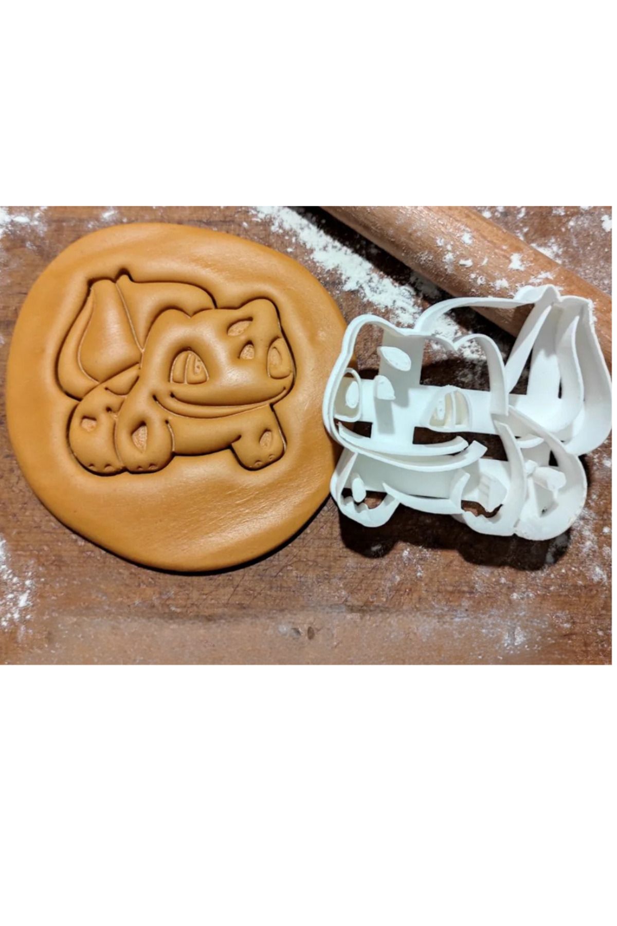 GRAT3D Bulbasaur - Pokemon Kurabiye Hamuru Şekillendirici 7cm