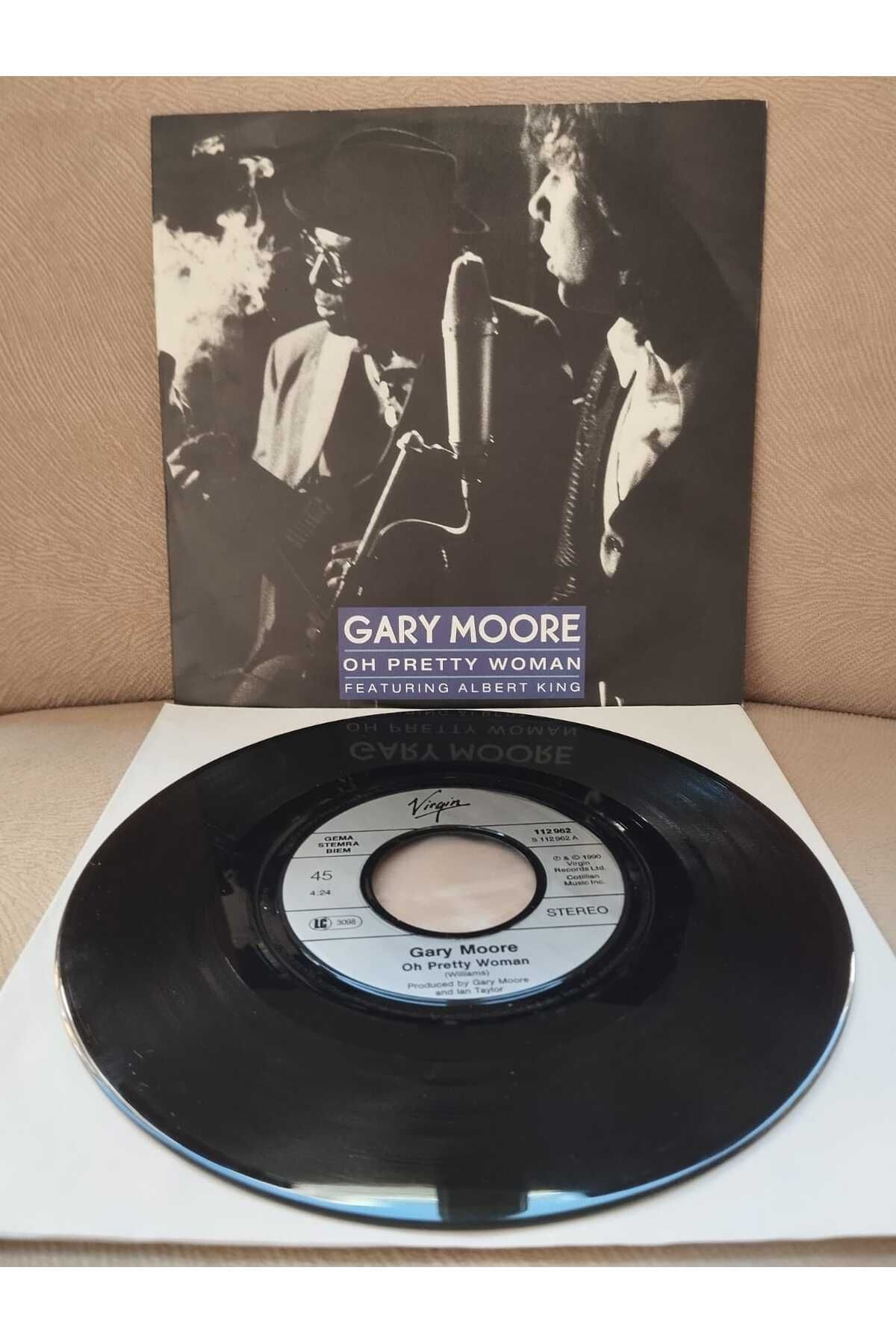 Plakperest Gary Moore Featuring Albert King – Oh Pretty Woman - 1990 Almanya Basım 45 lik Plak-2.el