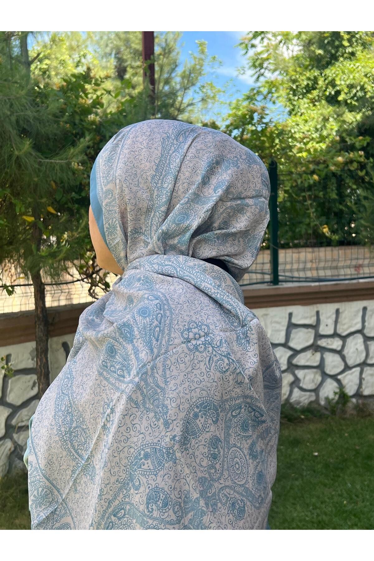 Organic Scarfs camellia Etnik Desen Soft Şal