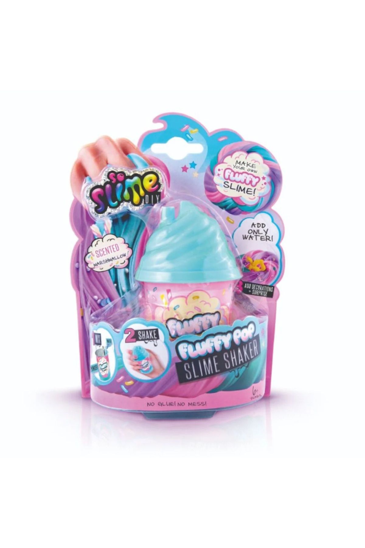 swilex Fluffy Slime Marshmallow Dokulu Mavi