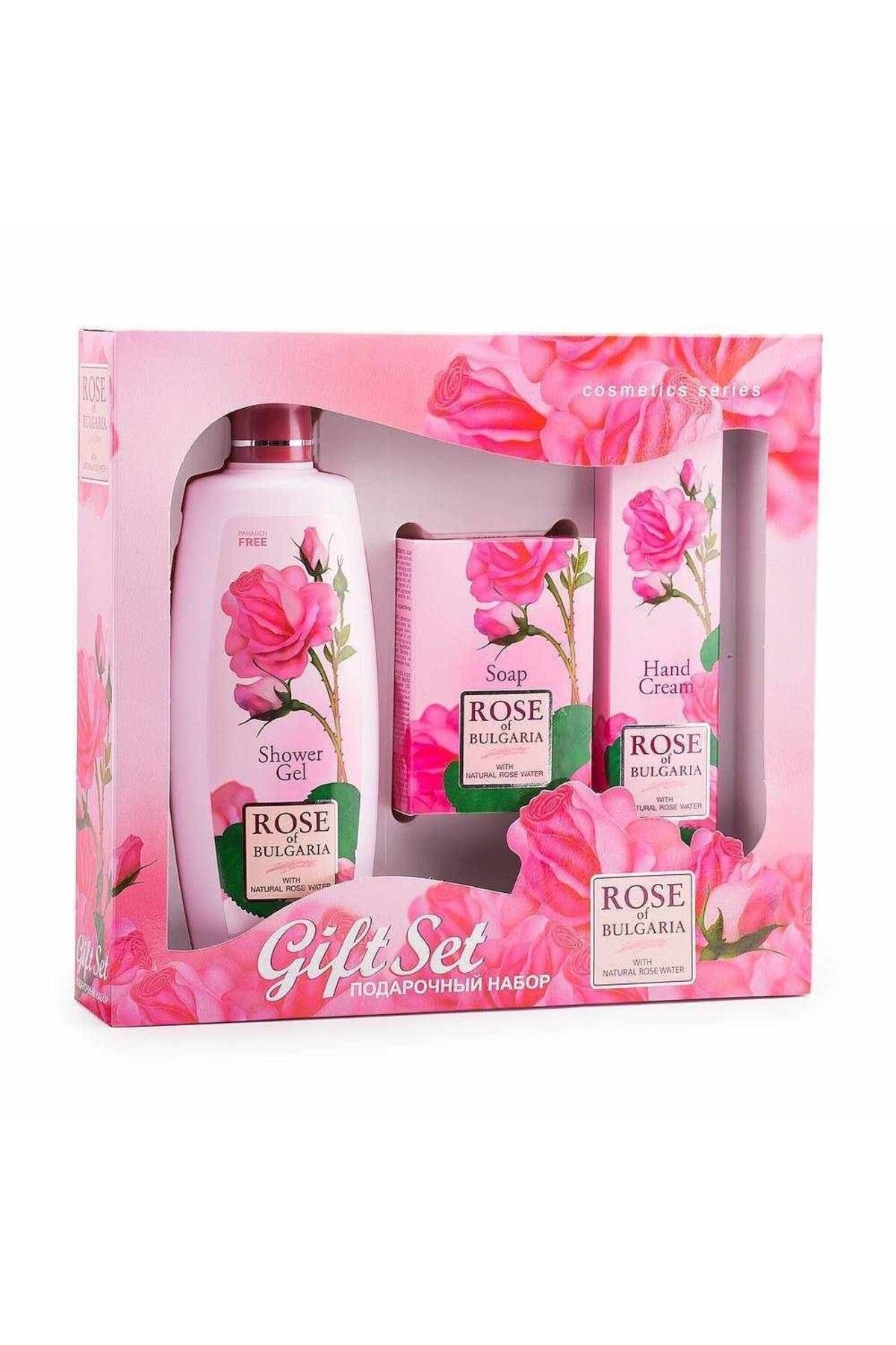 Biofresh-Set cadou: șampon, săpun, cremă de mâini, Trandafir de Bulgaria 1