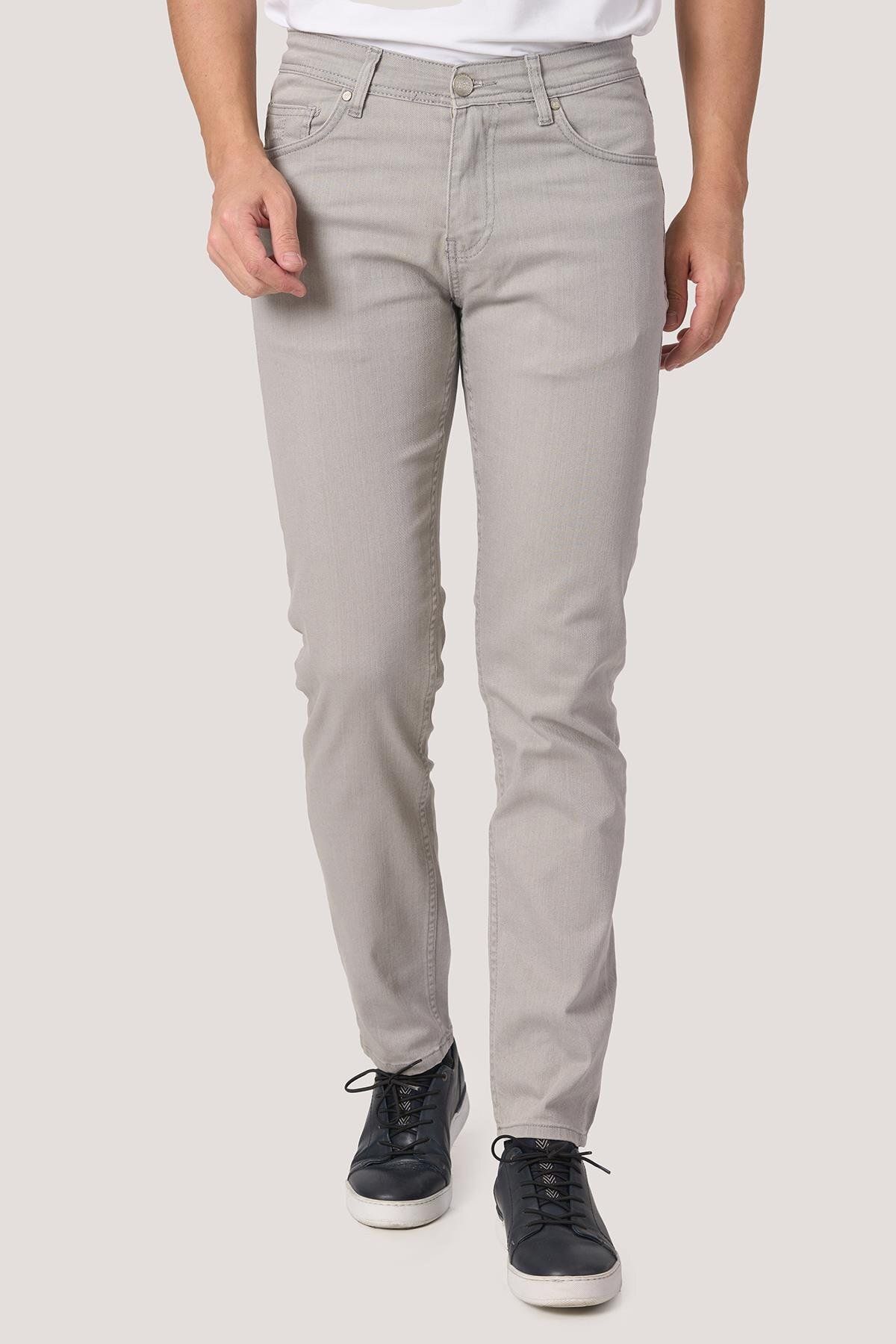 White Stone WHİTE STONE 2025-Y J2505 MDL1 JEAN PANTOLON 5 CEP A.GRİ