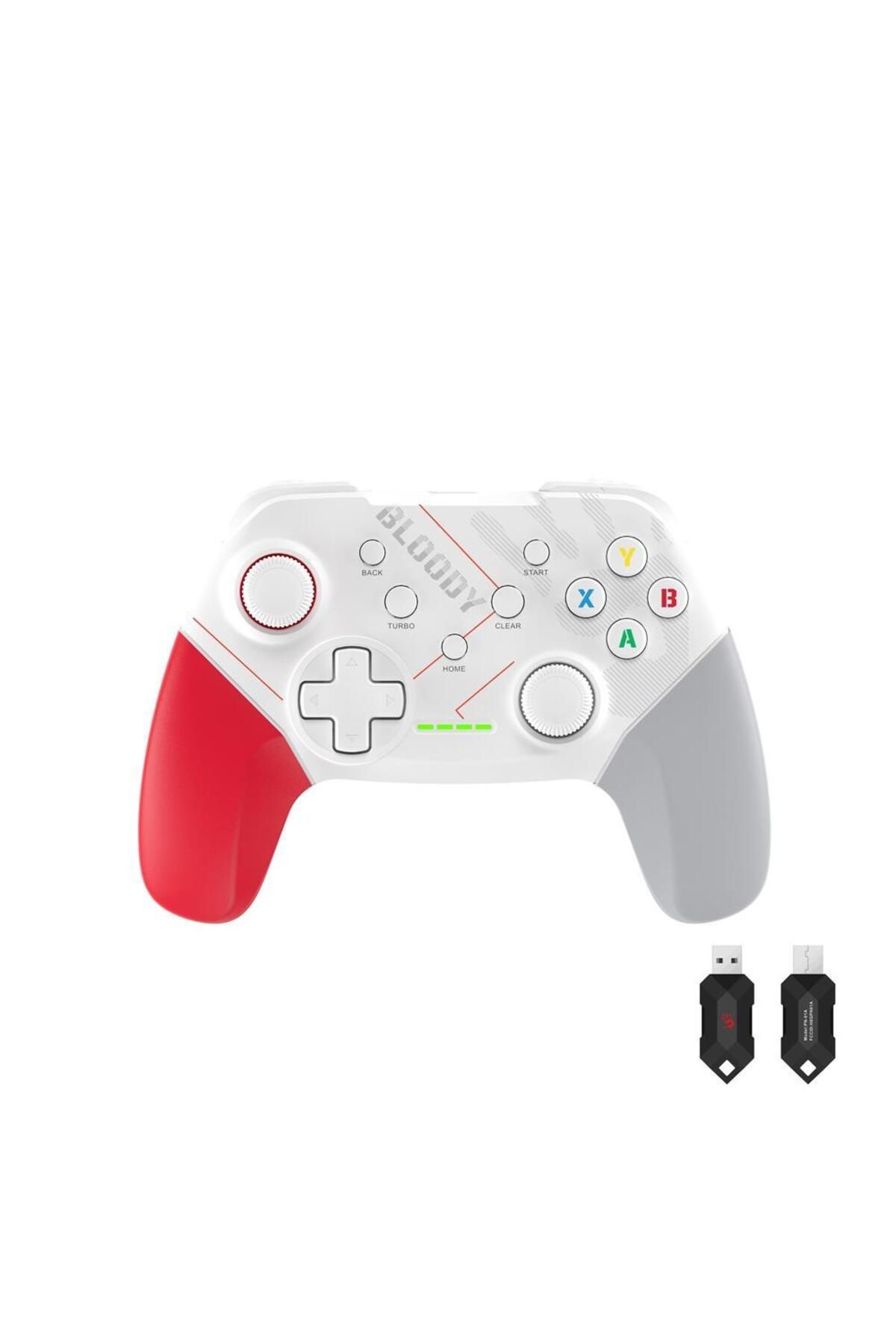 A4 Tech Bloody Gpw50 2.4ghz Kablosuz&usb Pc Android Ps3 Sports White Beyaz Gamepad