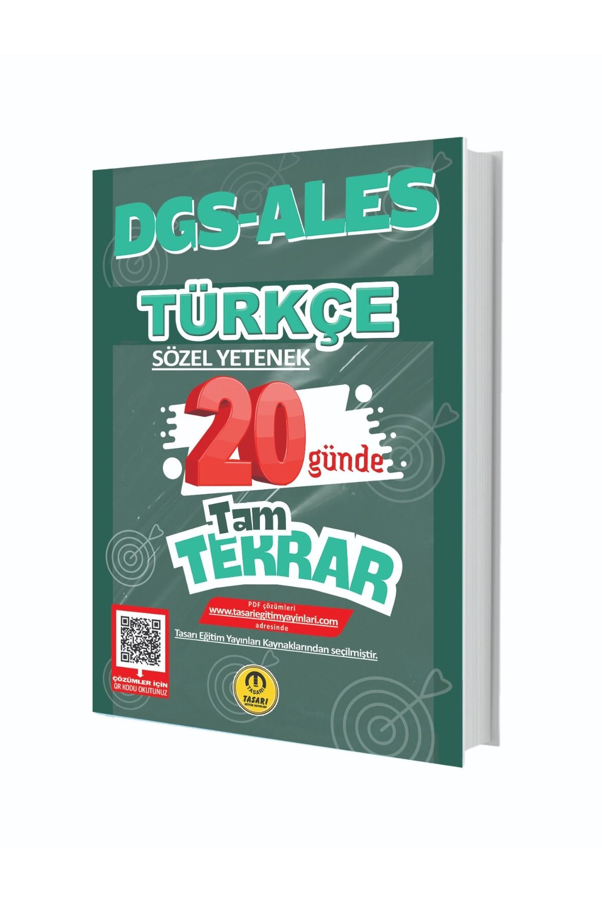 tasarı eğitim yayınları DGS ALES TÜRKÇE 20 GÜNDE TEKRAR ÇÖZÜMLÜ SORU BANKASI