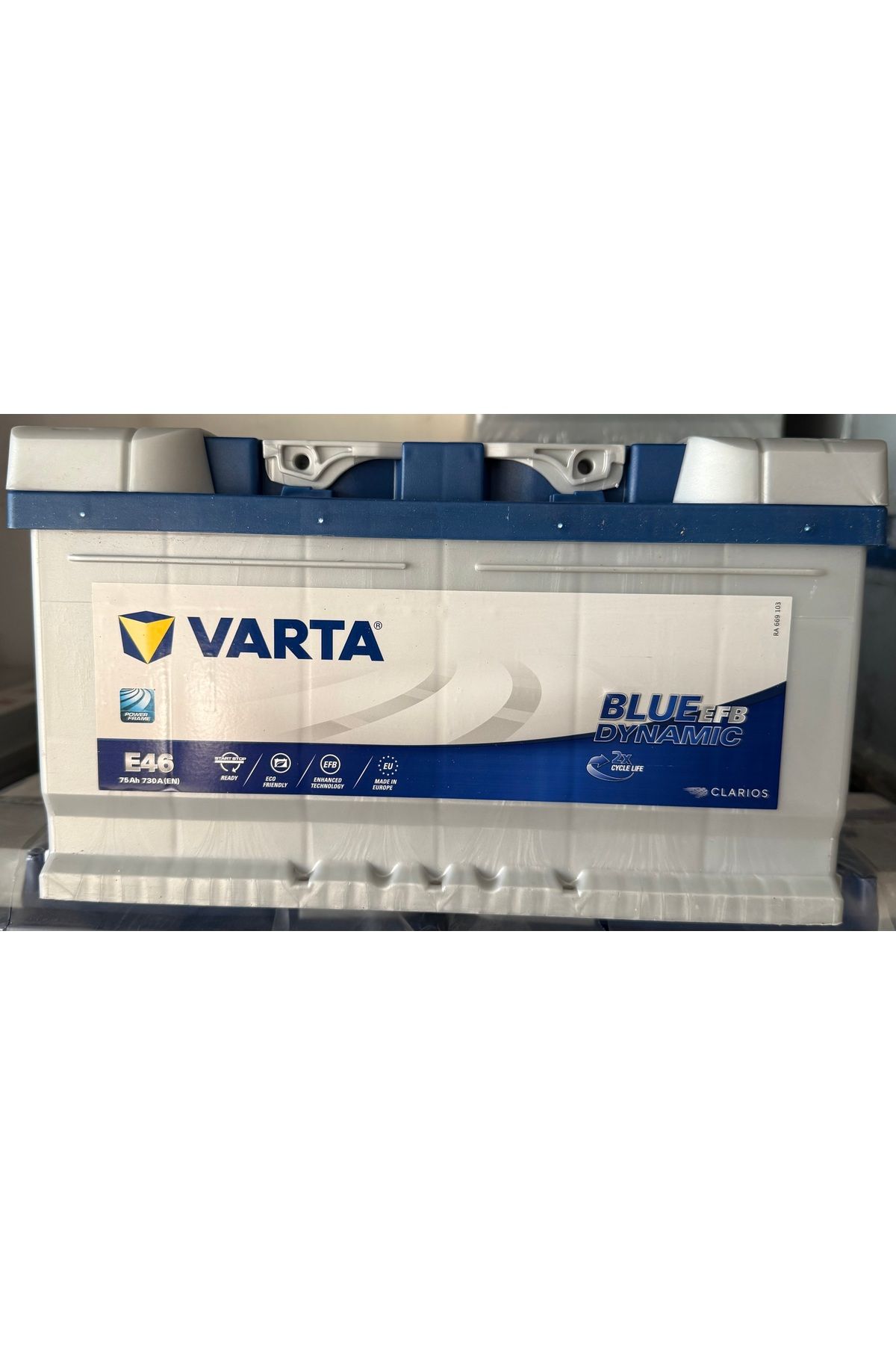 Varta / E46 75 EFB AKÜ (START-STOP) 2023 TARİHLİ