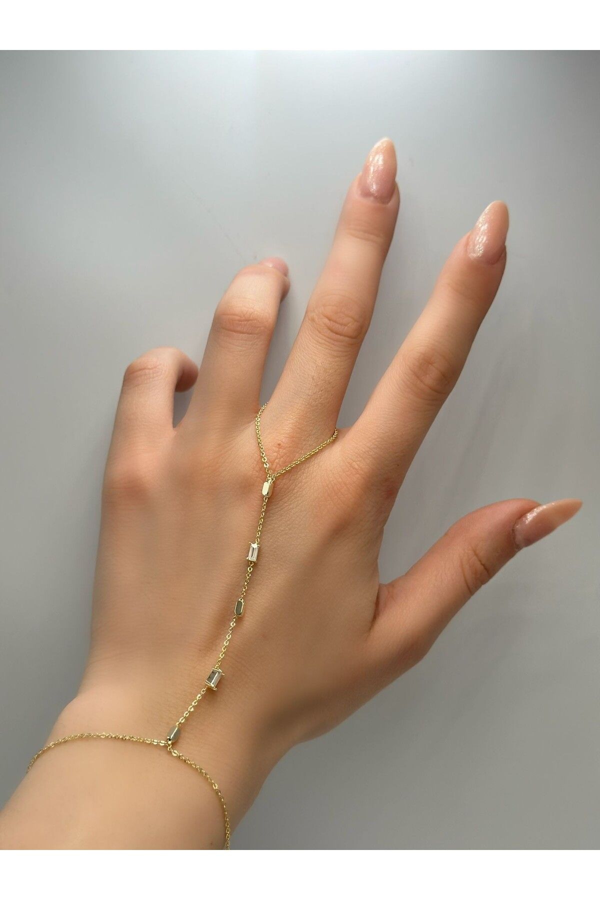 MyladyAccessoriess Baget Taş Detay Çelik Şahmeran