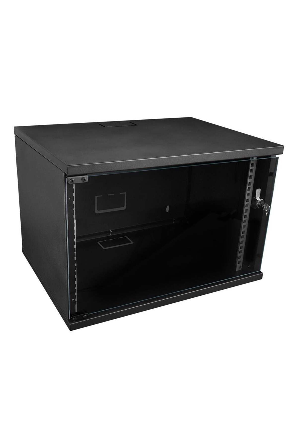 S-LINK SL-U12 Yeni Nesil 12U Soho Rack Kabin W 530mm D 400mm Siyah