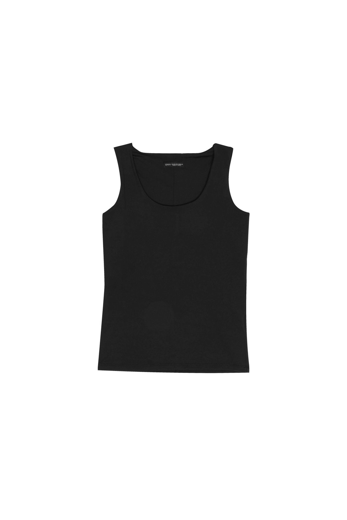 OllaCollection Kalın Askılı Basic Bluz Siyah