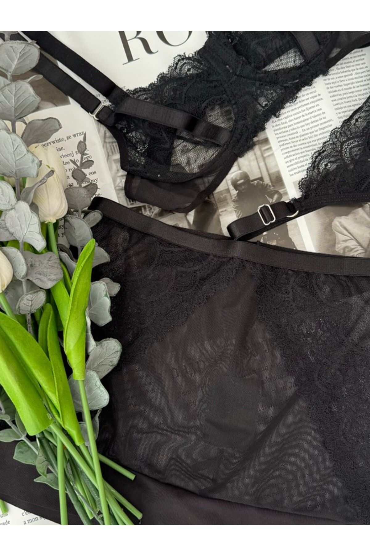 Delar Luxury Lune Etekli İç Çamaşırı Takımı