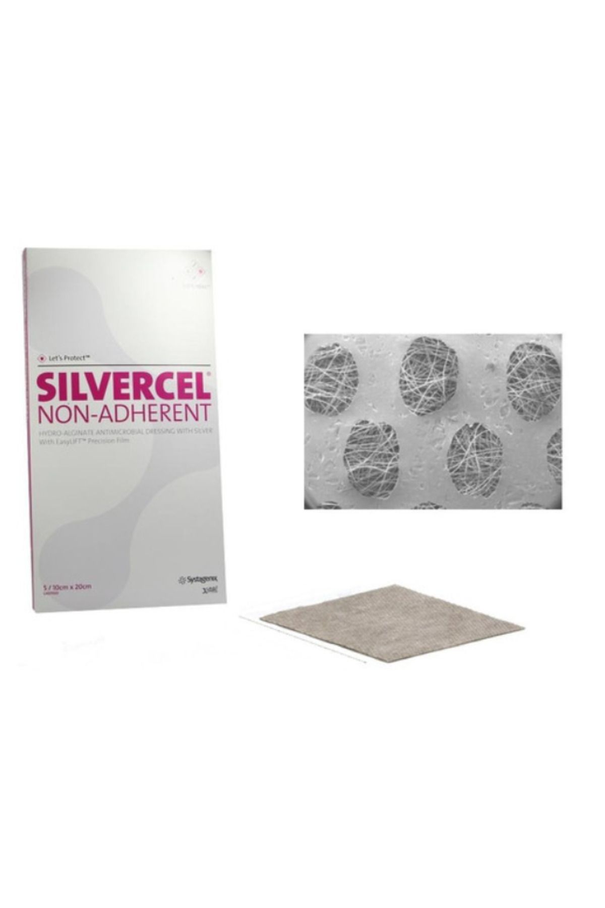 3M ™ Silvercel CAD7020 Non-Adherent Hydro-Alginate Dressing 10cm X 20cm