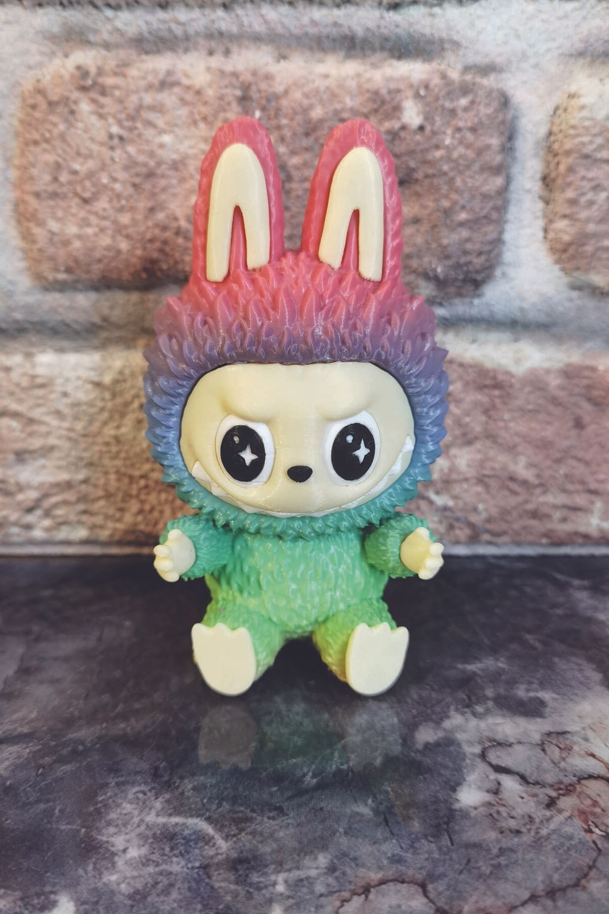 expreshediye Labubu Bebek Oyuncak, Labubu Gökkuşağı, Rainbow Labubu