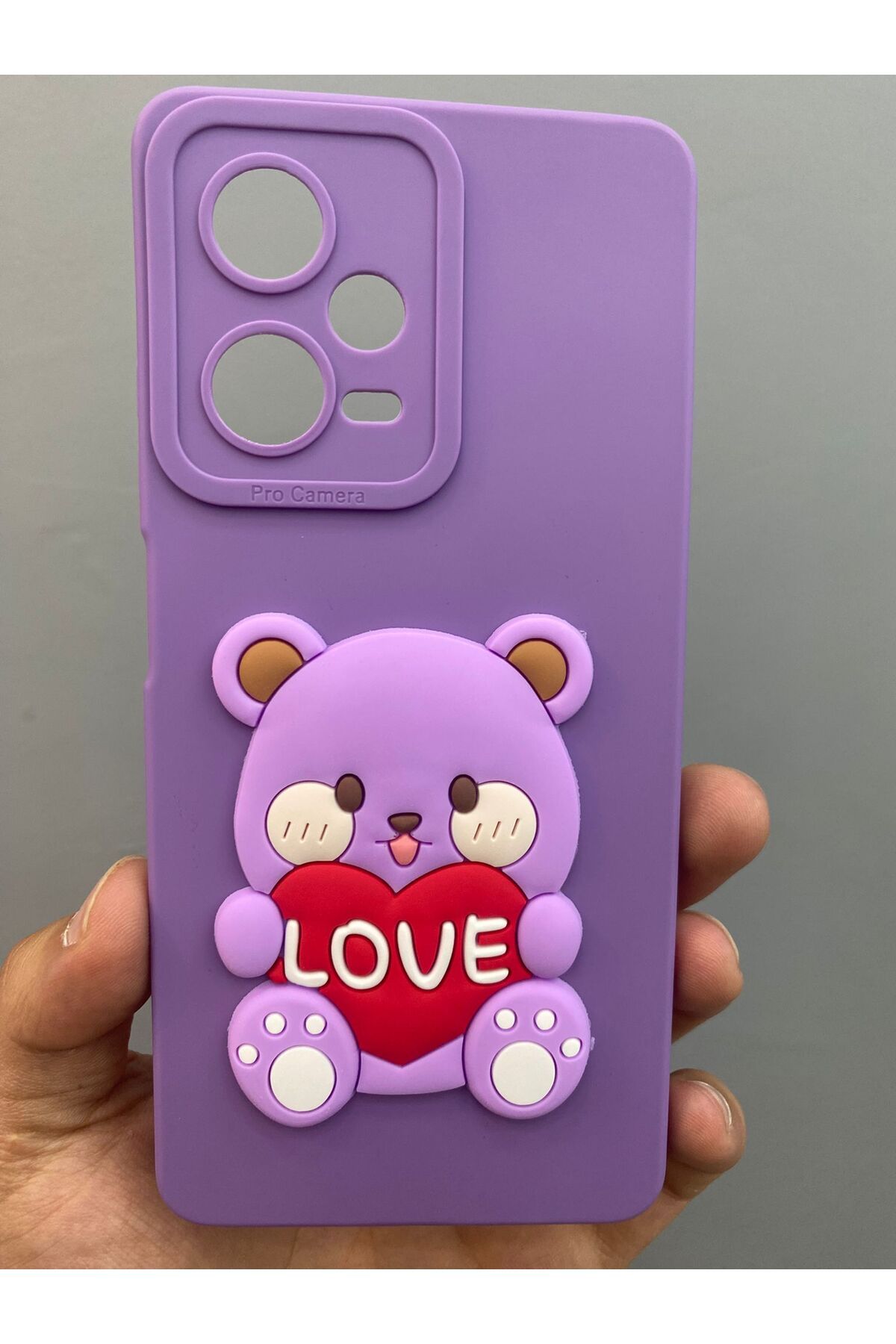 mobilen Xiaomi Redmi 12 PRO 5G UYUMLU AYICIKLI KILIF