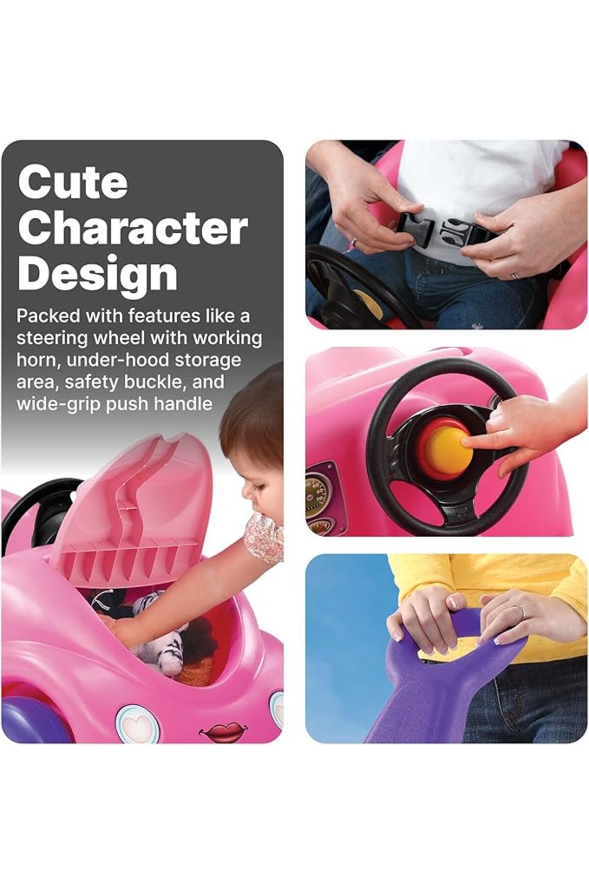 Step 2-Step2 Push Around Buggy Anniversary Edition Ride-On Toy with Whisper Wheels 3