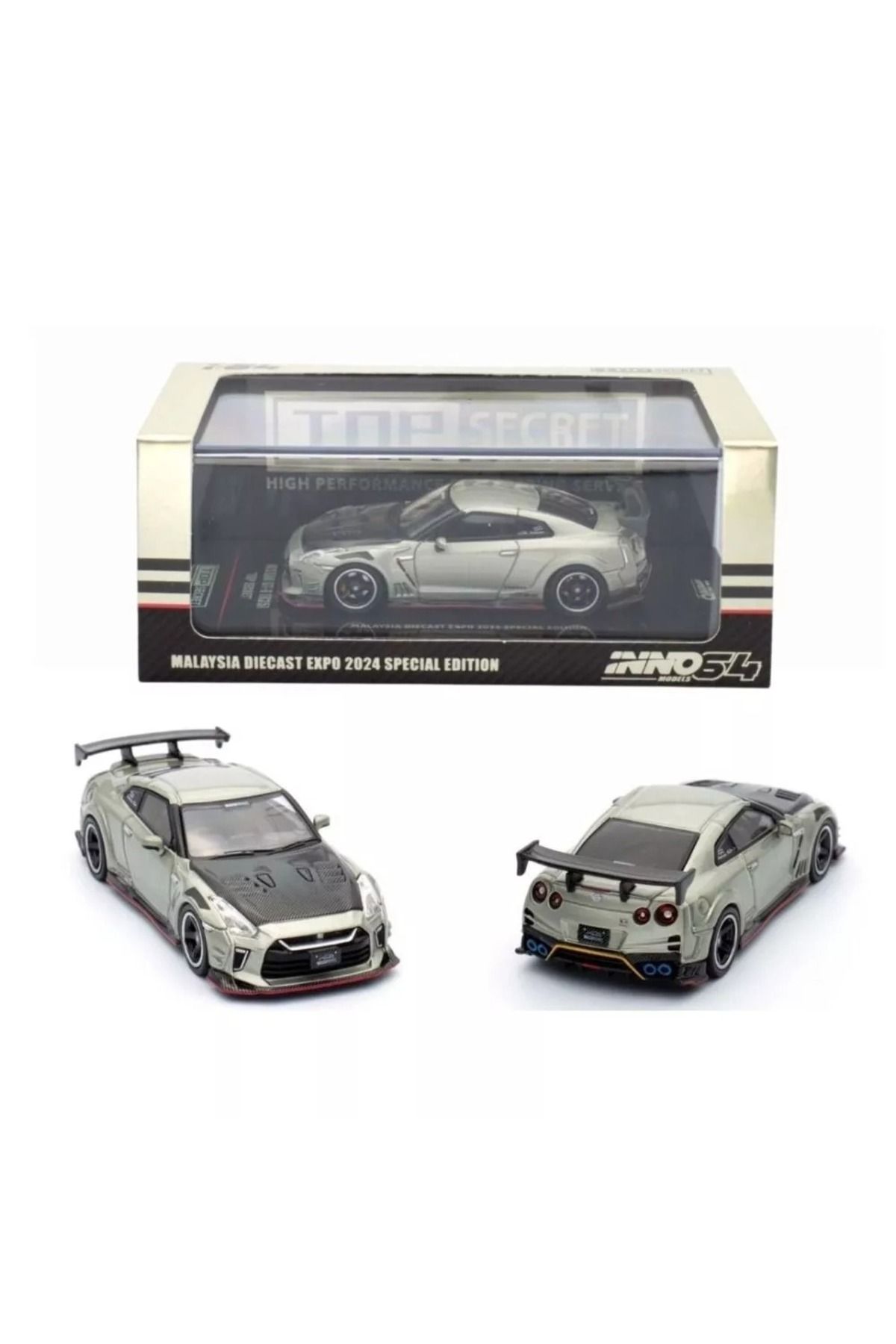 Inno 64 Models INNO 1:64 Nissan GT-R R35 Top Secret – Malaysia Diecast Expo 2024 Özel Model