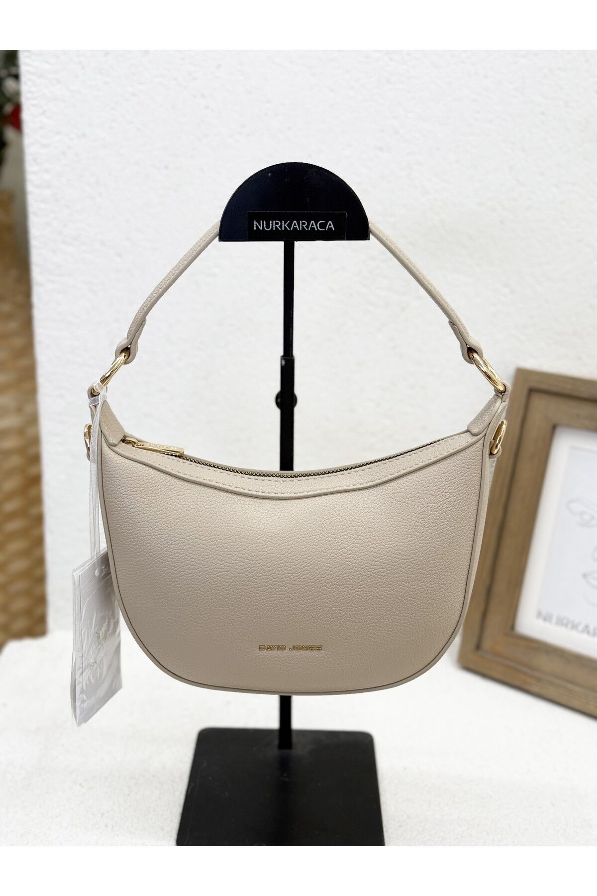 David Jones CM7186 BAGET ÇANTA HEM KOL HEM ÇAPRAZ ÇANTA KADIN