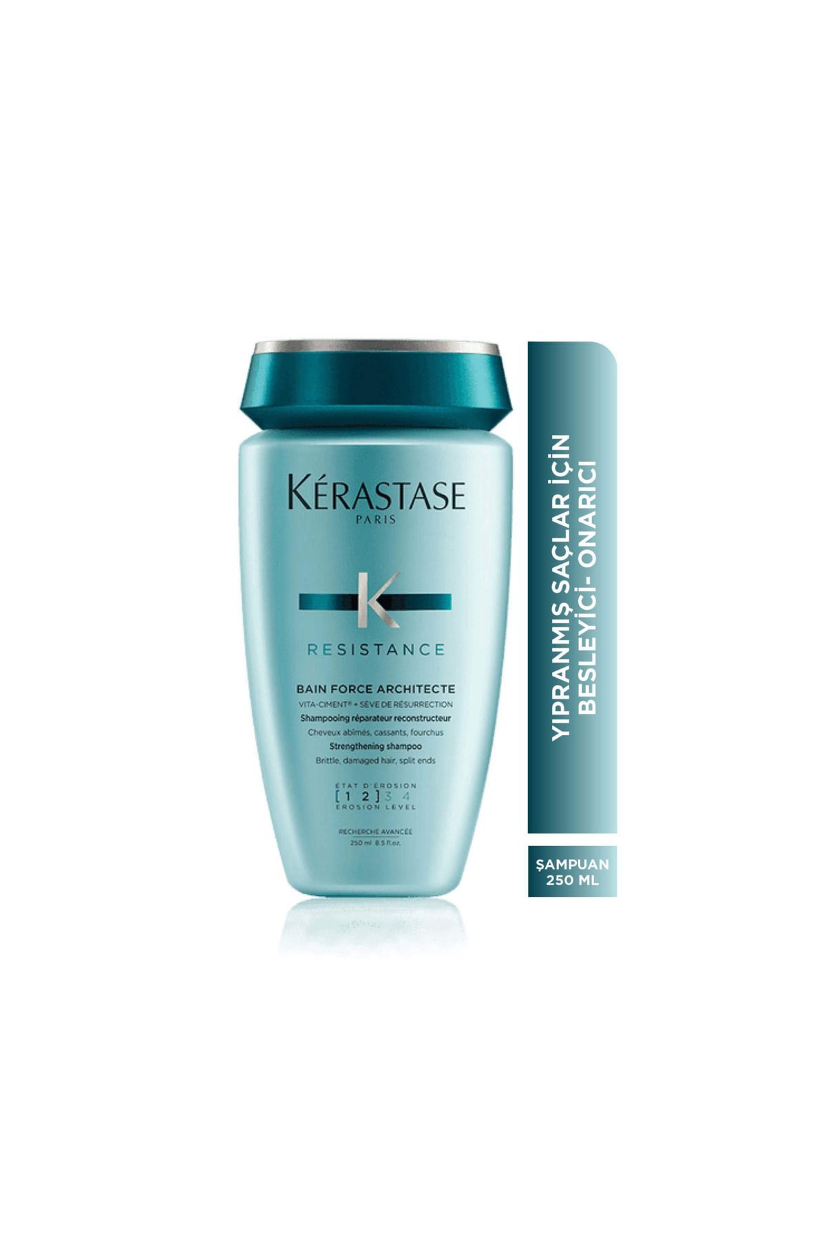 Kerastase Yeni Résistance Bain Force Architecte Yıpranmış Saçlar İçin Onarıcı Şampuan 250 ml noonlıne