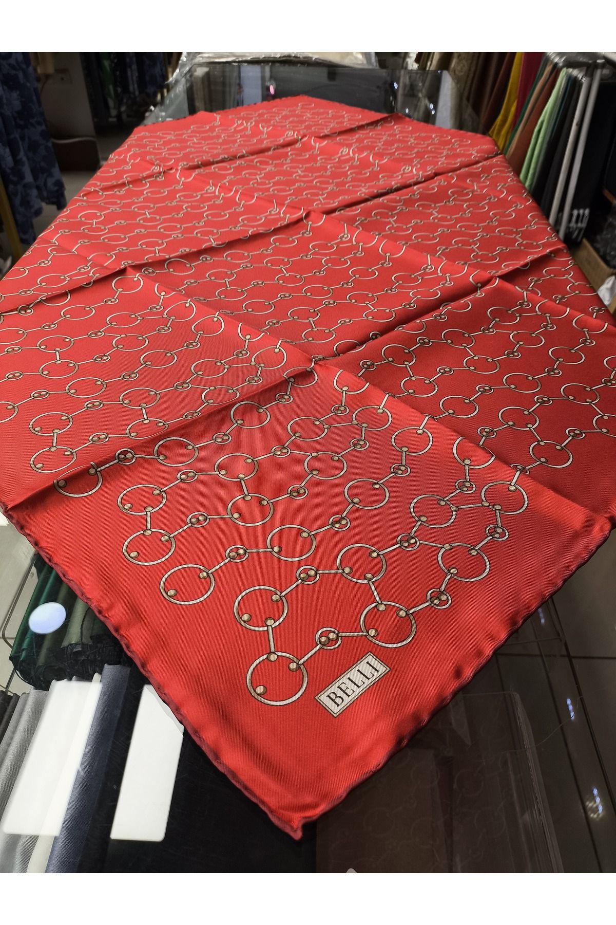 Belli BELLİ Luxury Twill İpek Eşarp | 4109-85