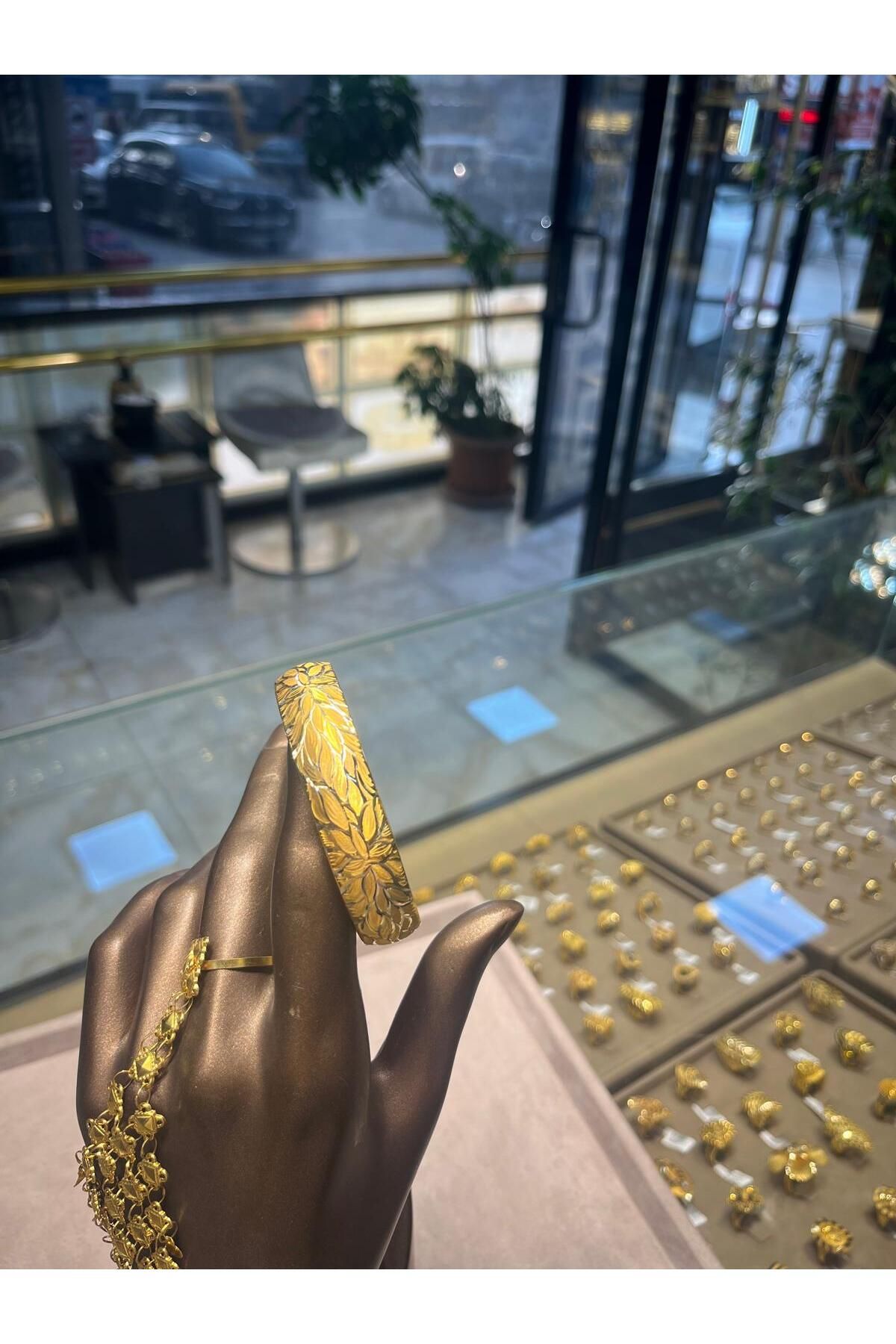 9.27 GRAM ALTIN ŞARNEL KADIN BİLEZİK