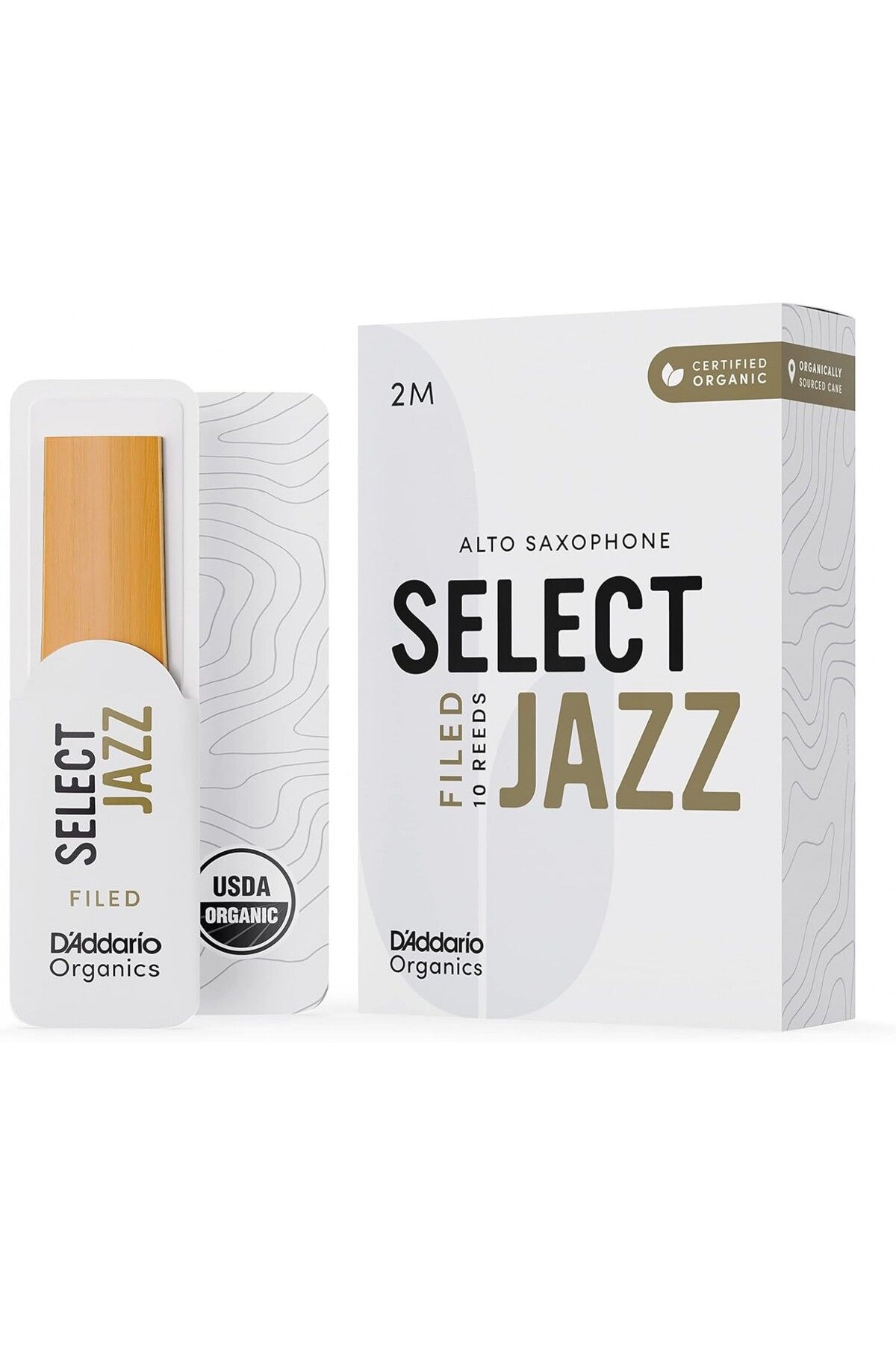 Daddario D'Addario Woodwinds Organic Select Jazz Alto Saksafon Kamışı No:2 Medium