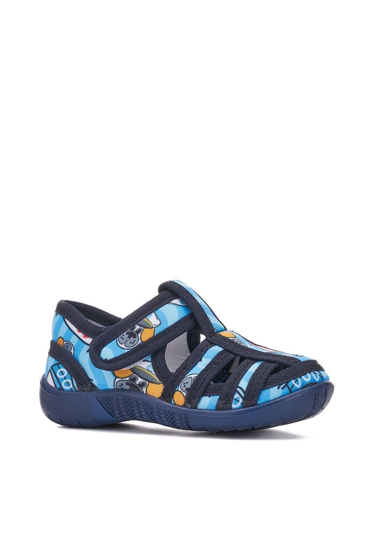 AlbiShoes Bebek Erkek Kız Çocuk Keten Cırtlı Günlük Rahat Deniz Ayakkabısı Çocuk Sandalet (20-31)