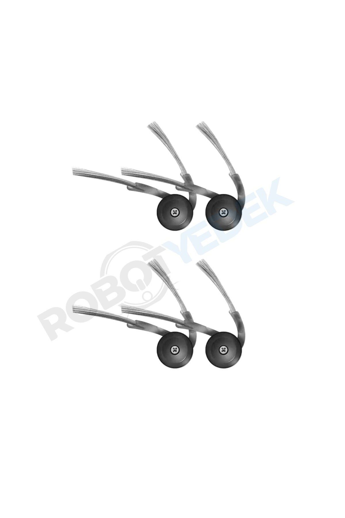 robotyedek Roborock QRevo L Uyumlu Yedek Yan Fırça-4 Adet