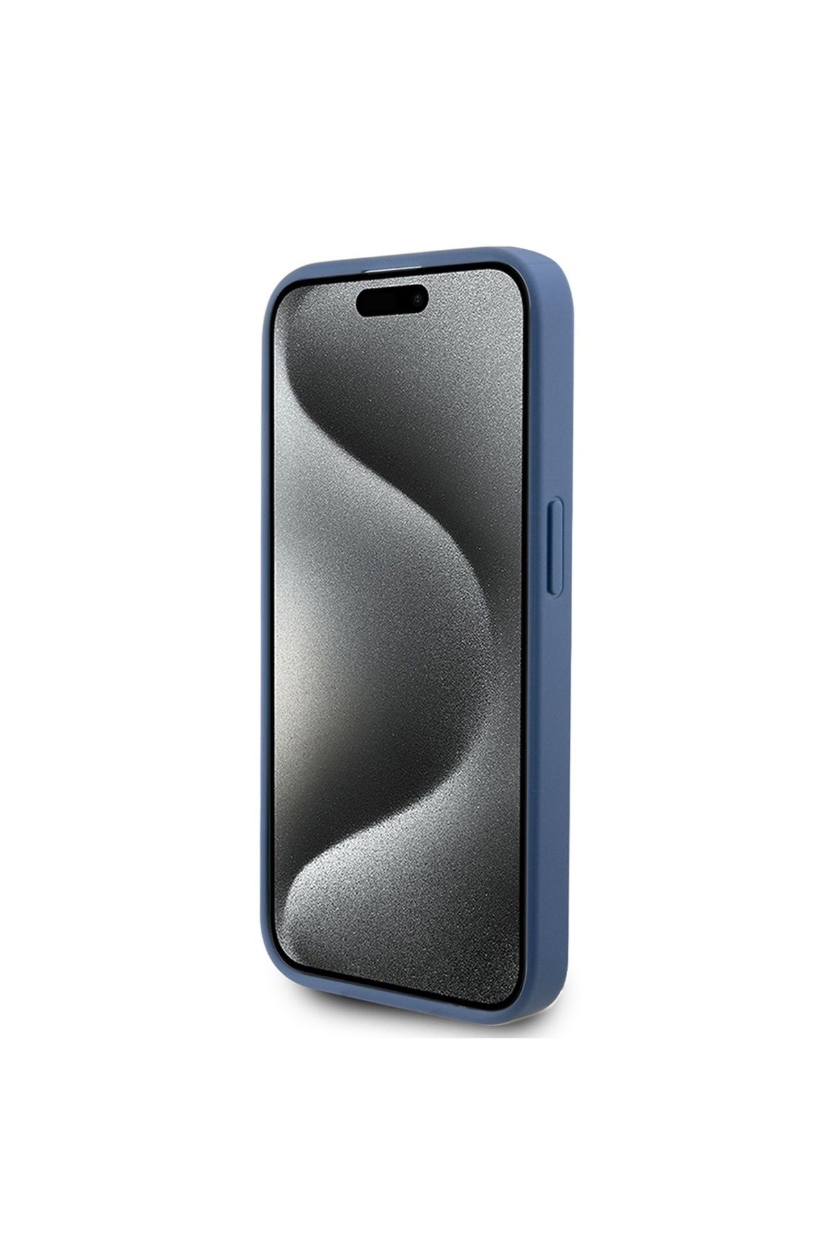 Guess-Case for iPhone 15 Pro Max - Guess Hardcase 4G Stripe Collection (GUHCP15XG4GLBL) - Blue 3