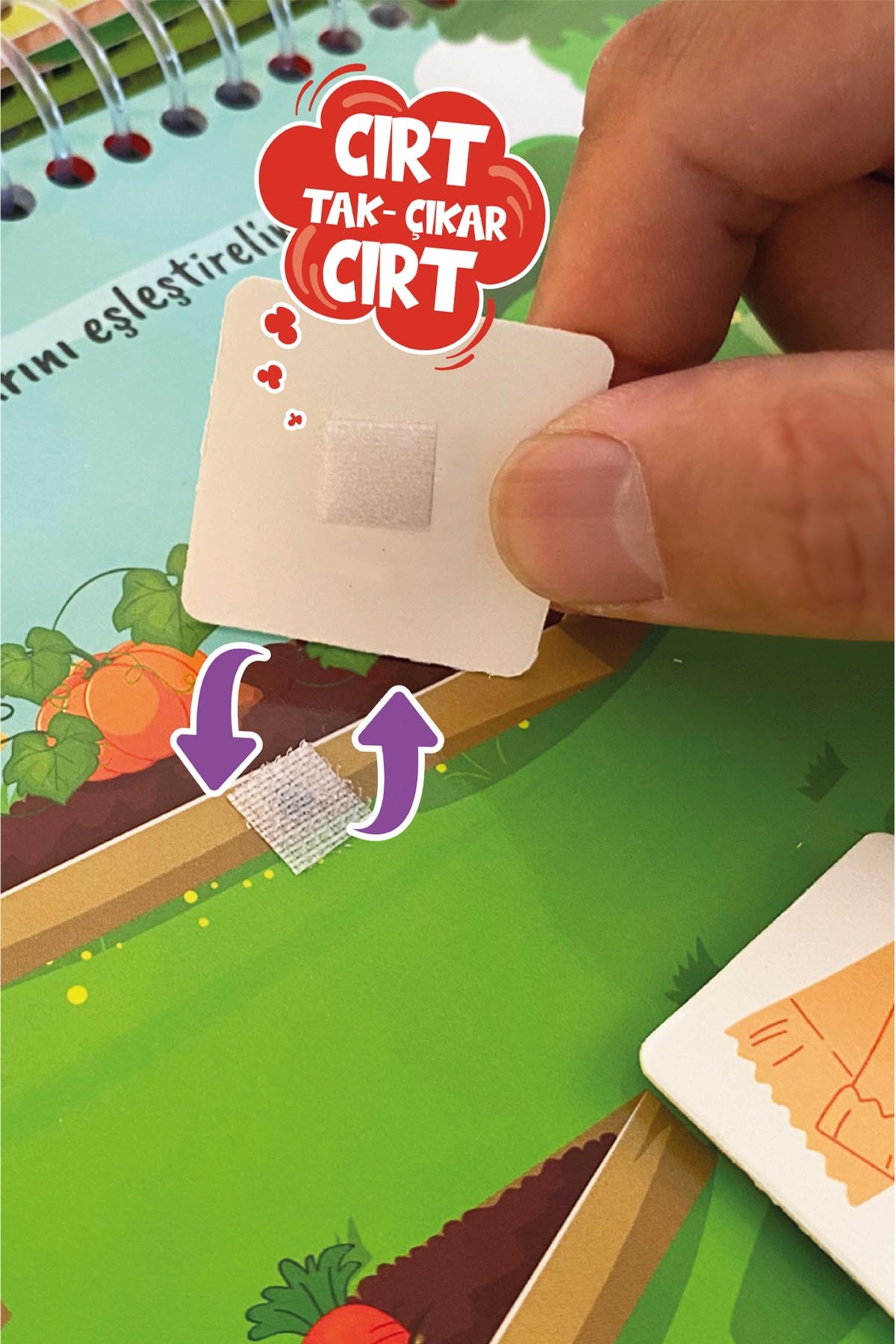 Bunbaza Okul Öncesi Erken Öğrenme Eğitici Set, Cırtlı Kitap ve İlk Zeka Kartlarım Set 2 fotoğrafı 5 (önizleme)