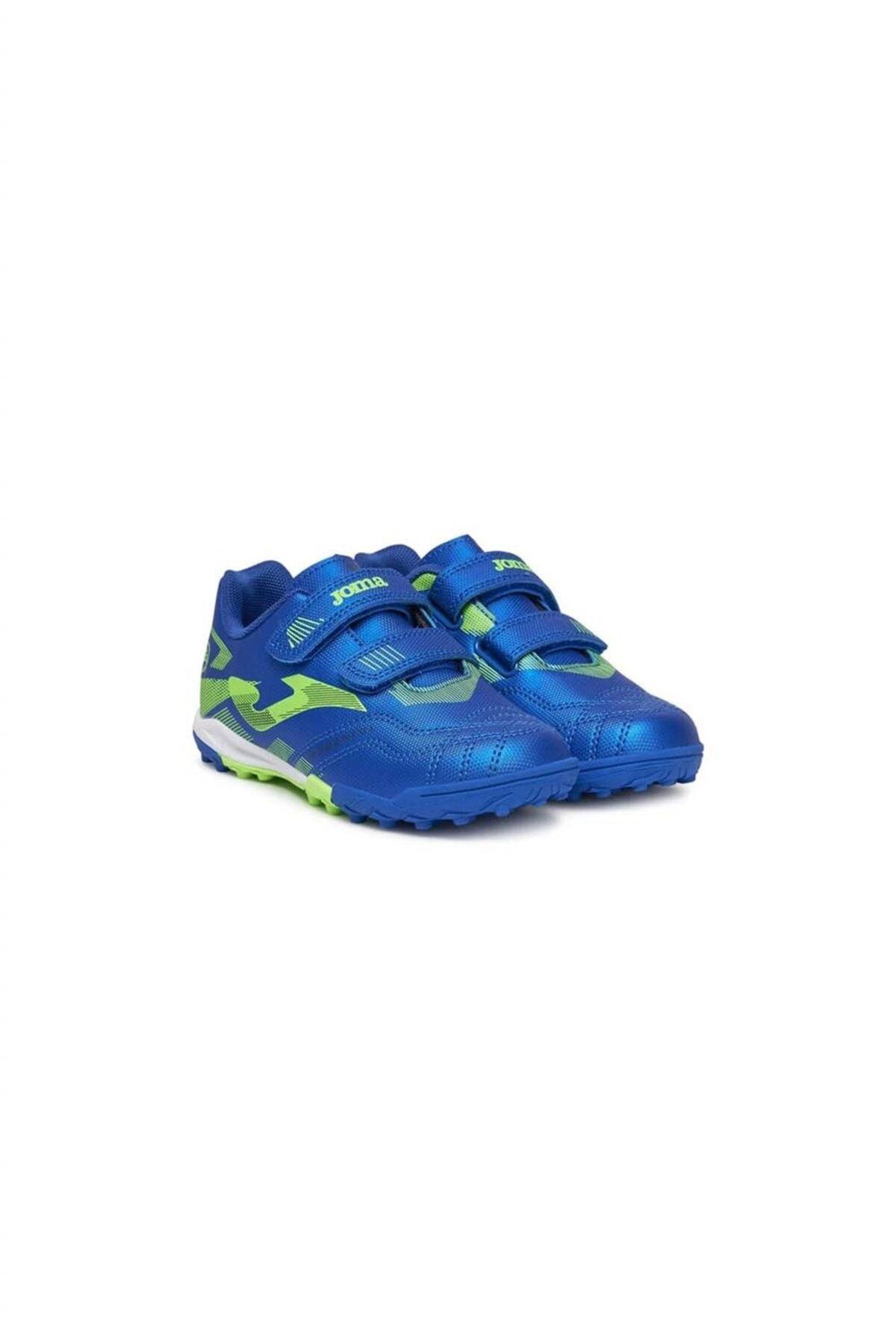 کفش چمن مصنوعی داخلی دخترانه و پسرانه بچگانه POWERTL JR 2504 ROYAL TURF CARPET FIELD POJS2504TFVV Joma