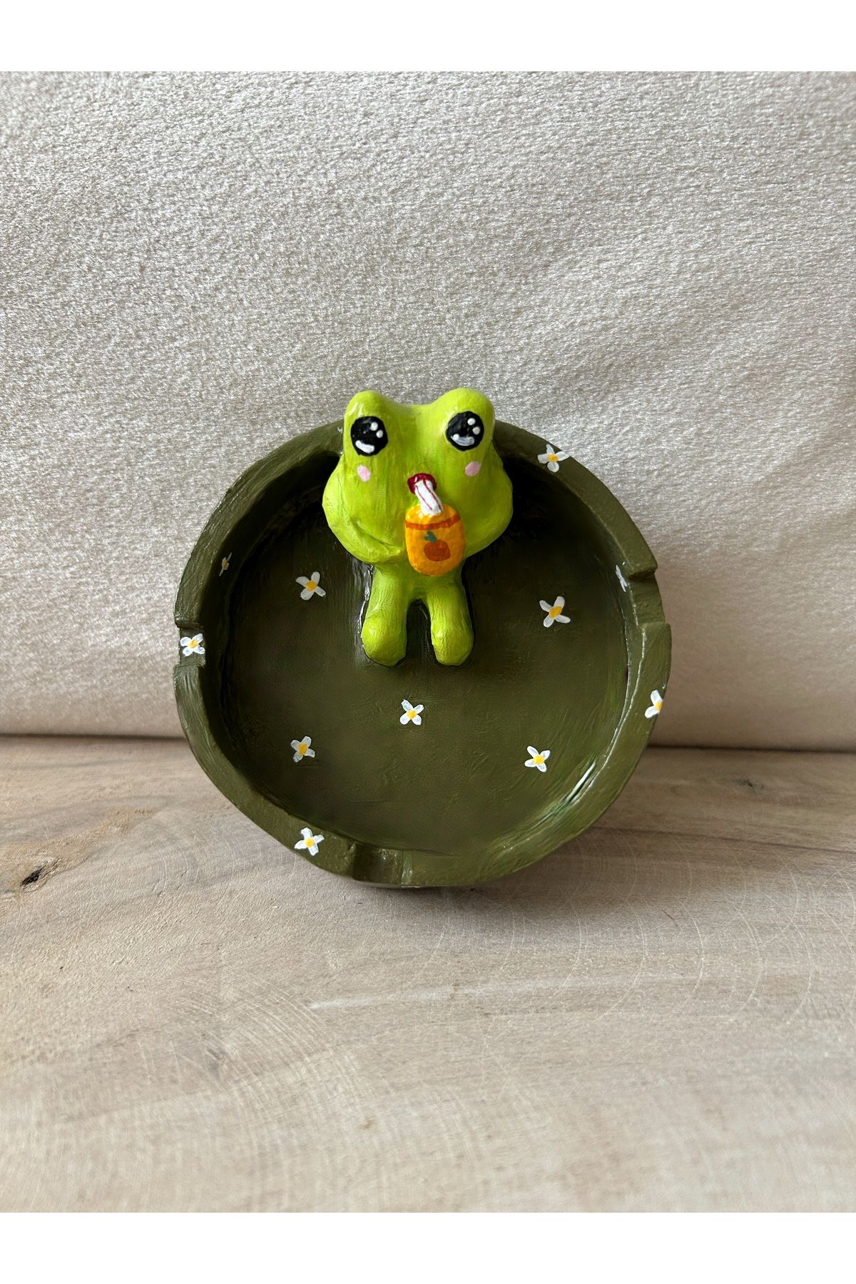 Handmade Dekoratif Hediyelik ‘Kurbağa Küllük